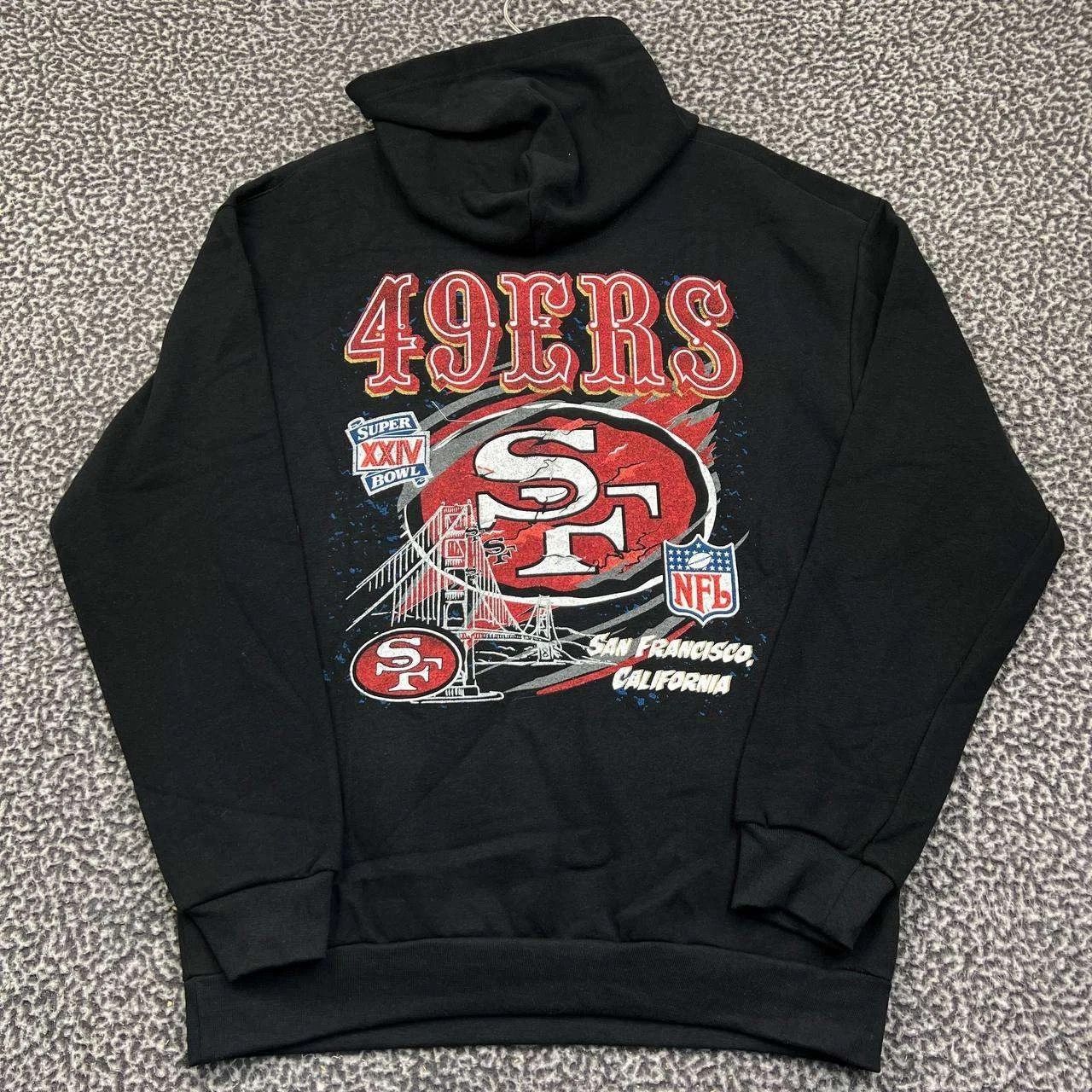 Mitchell & Ness San Francisco 49ers Hoodie Men Black NFL Pullover New M Size US M / EU 48-50 / 2 - 1 Thumbnail