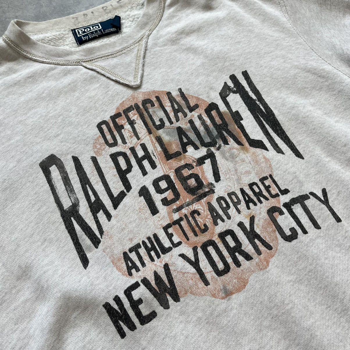 Polo Ralph Lauren VINTAGE RALPH LAUREN ATHLETIC APPAREL NEW YORK SWEATSHIRT Size US XXL / EU 58 / 5 - 2 Thumbnail