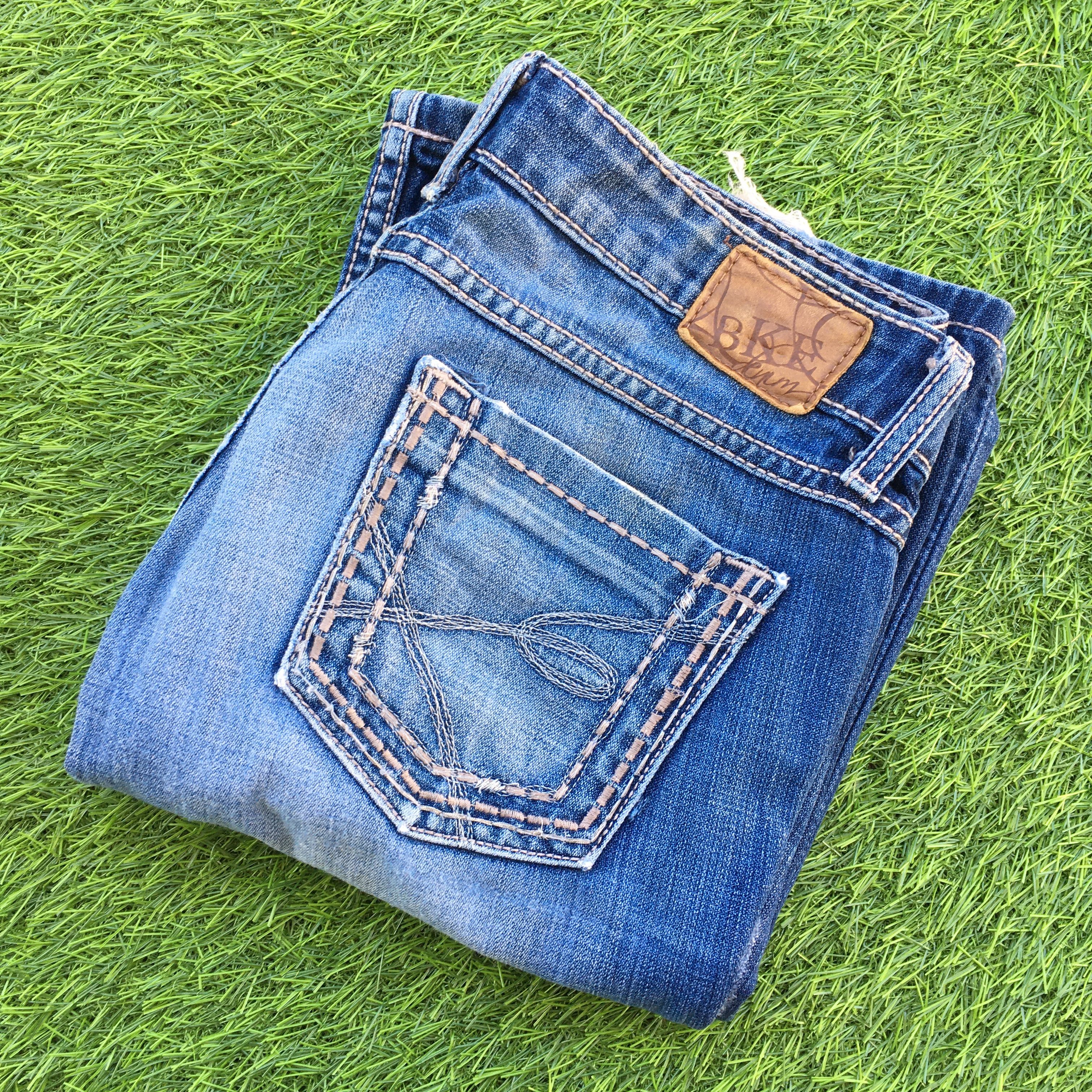 Japanese Brand × Jean Low Rise Distressed Flare Jeans D-1017 Size 28" / US 6 / IT 42 - 8 Thumbnail