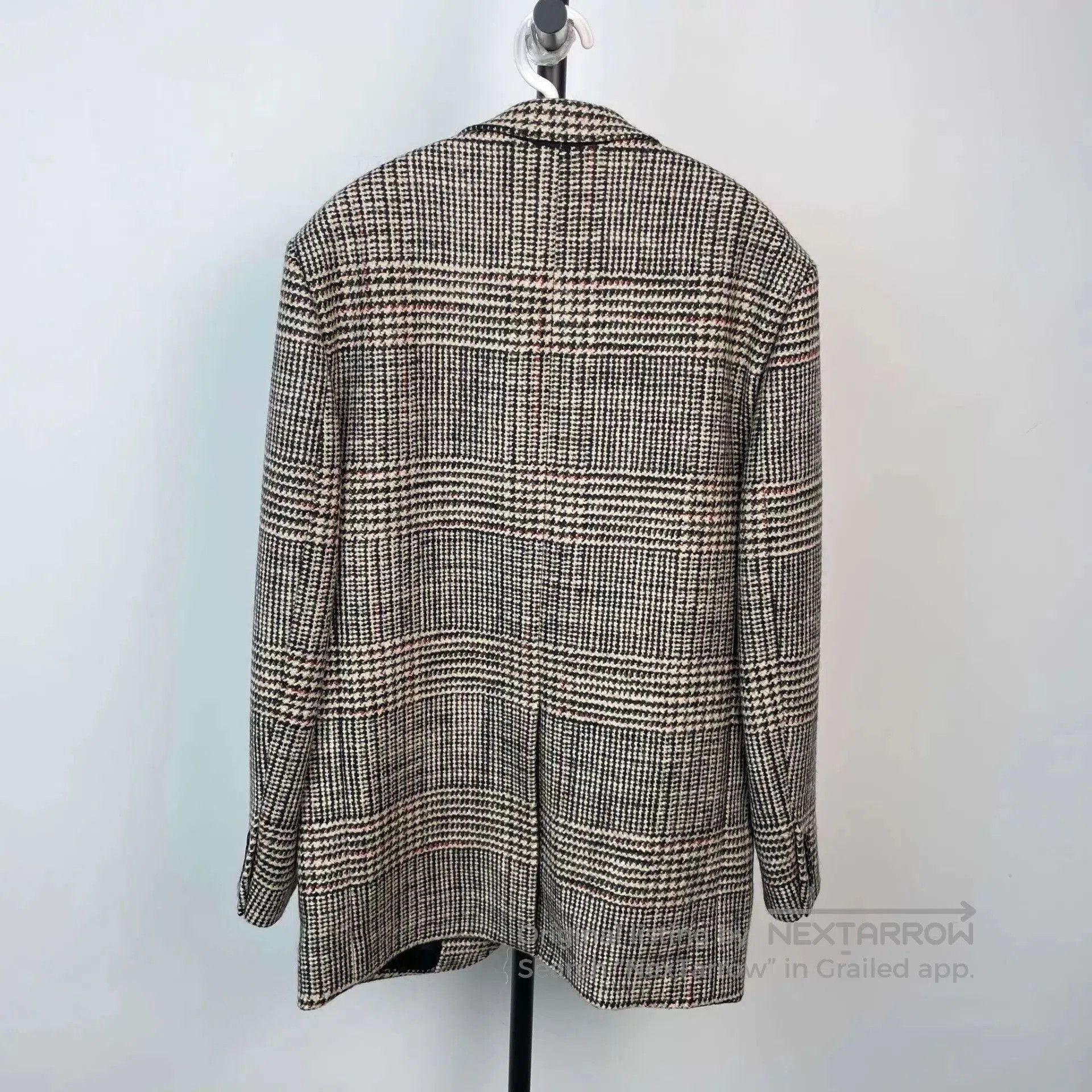 Celine Multi Plaid Pattern Single-Breasted Blazer. Size US M / EU 48-50 / 2 - 2 Thumbnail