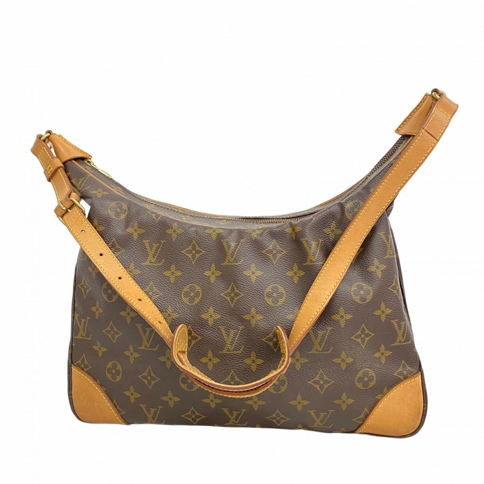 Louis Vuitton Shoulder Bag Monogram Boulogne 35 M51260 Brown Women's