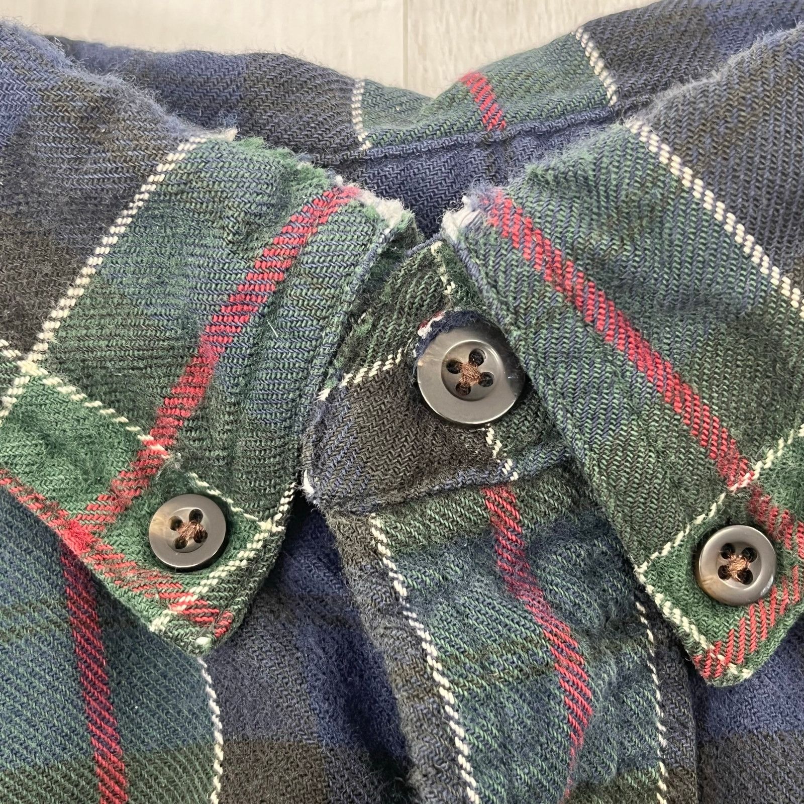 L.L. Bean L.L. Bean Plaid Long Sleeve Flawed Cotton Button Down Shirt Size US M / EU 48-50 / 2 - 5 Thumbnail
