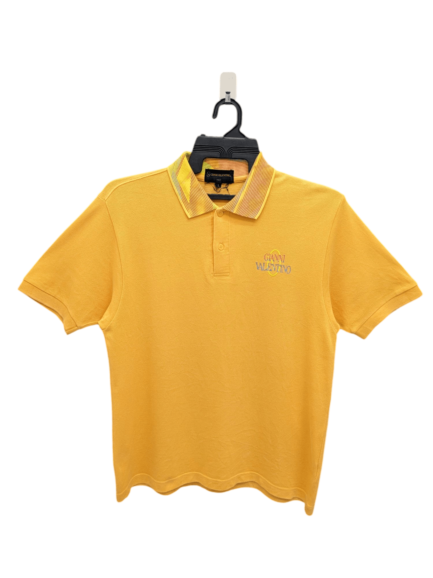 Gianni Valentino × Valentino GIANNI VALENTINO ITALIAN DESIGNER POLO SHIRT Size US L / EU 52-54 / 3 - 1 Thumbnail