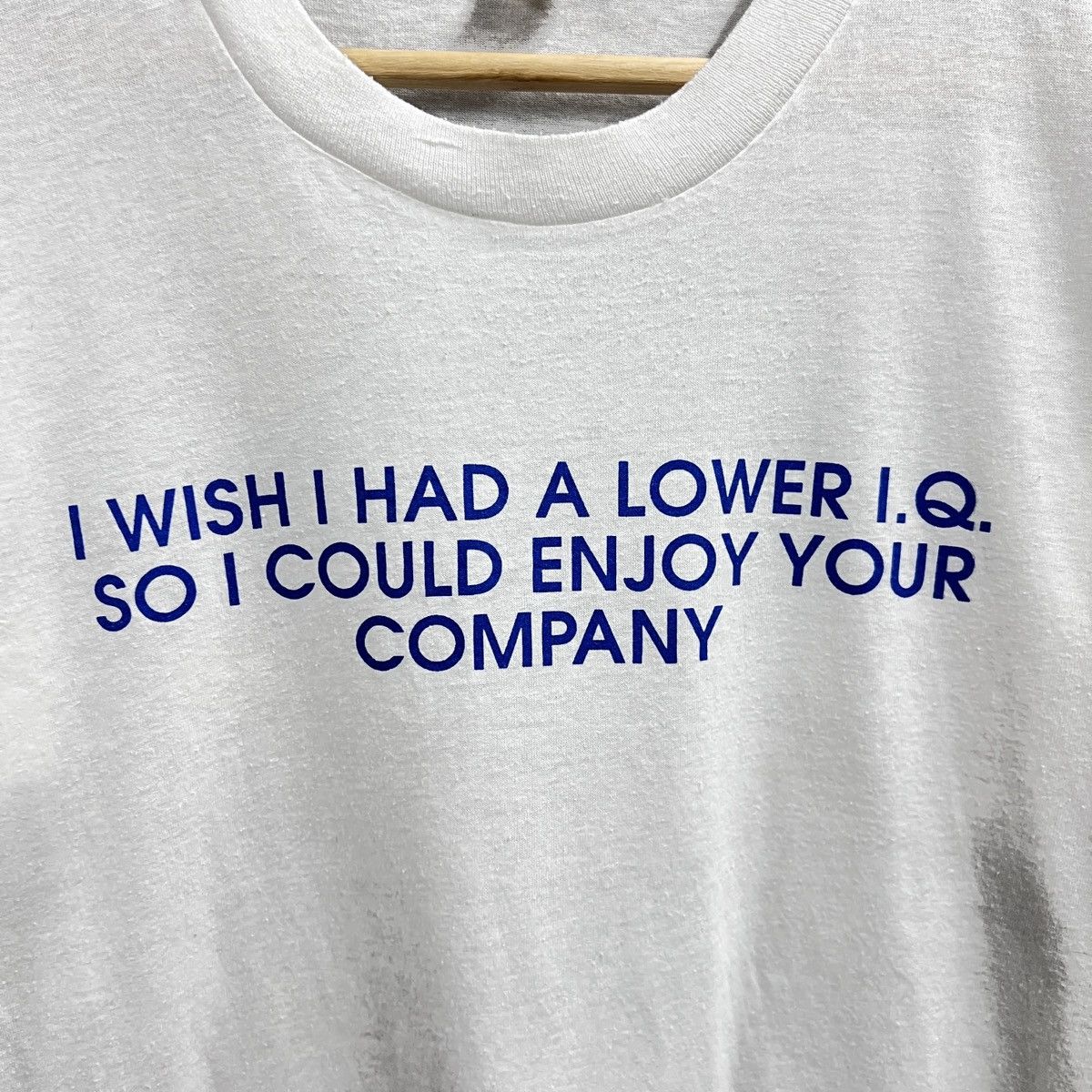 Vintage VTG HUMOR WORDING SINGLE STITCH SIZE MEDIUM Size US M / EU 48-50 / 2 - 2 Thumbnail