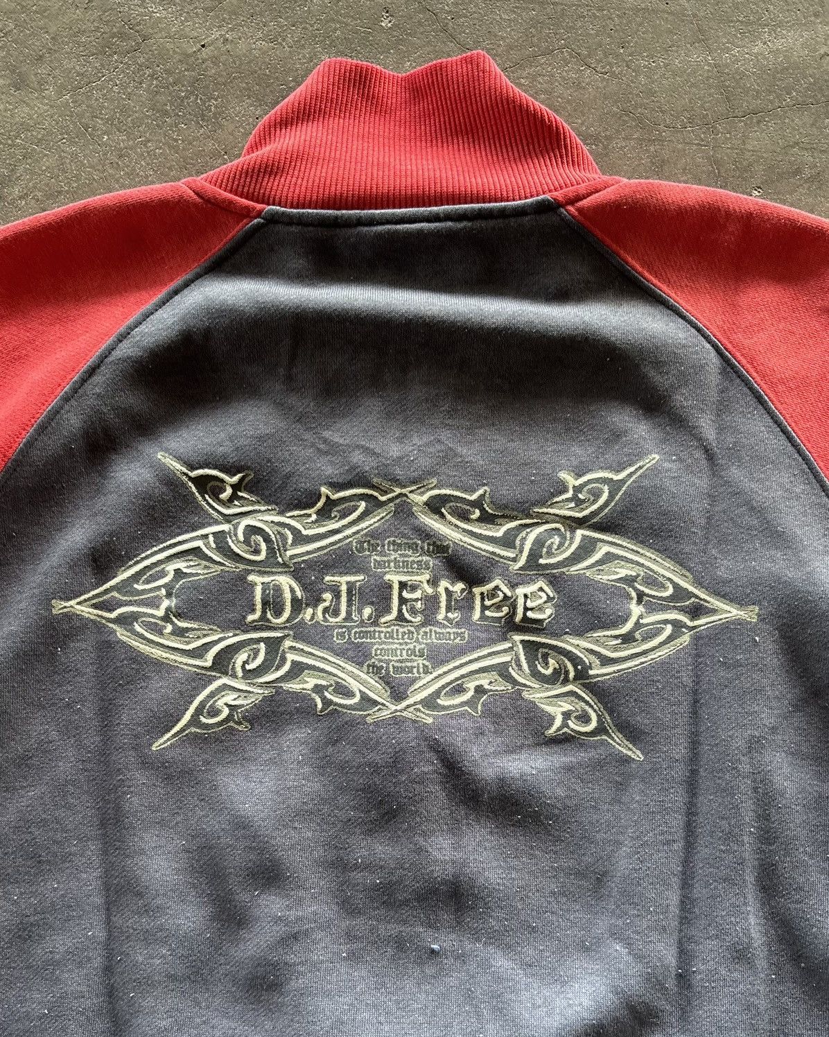 If Six Was Nine × Japanese Brand × Le Grande Bleu (L.G.B.) 2000s Dj Free Dragon Zip Up Crewneck Size US L / EU 52-54 / 3 - 7 Thumbnail
