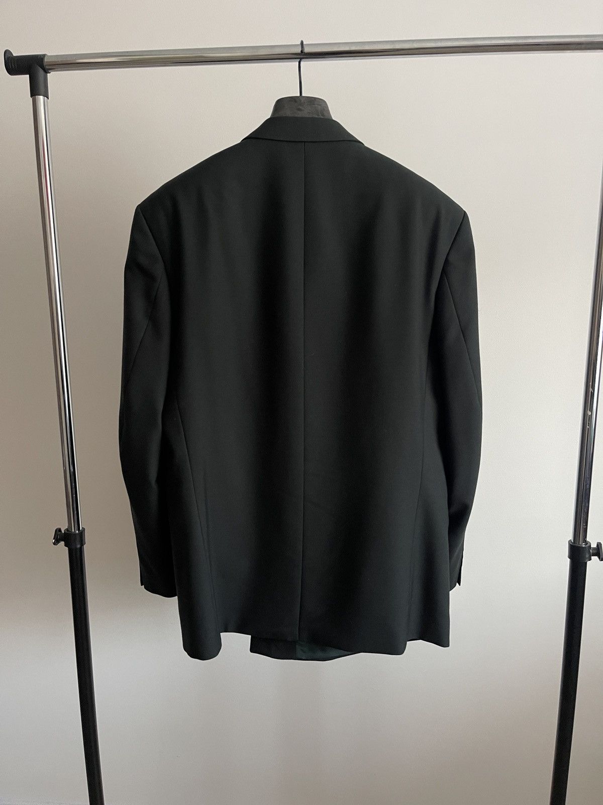 Vintage Vintage double-breasted blazer classic jacket rare wool Size 42R - 4 Thumbnail