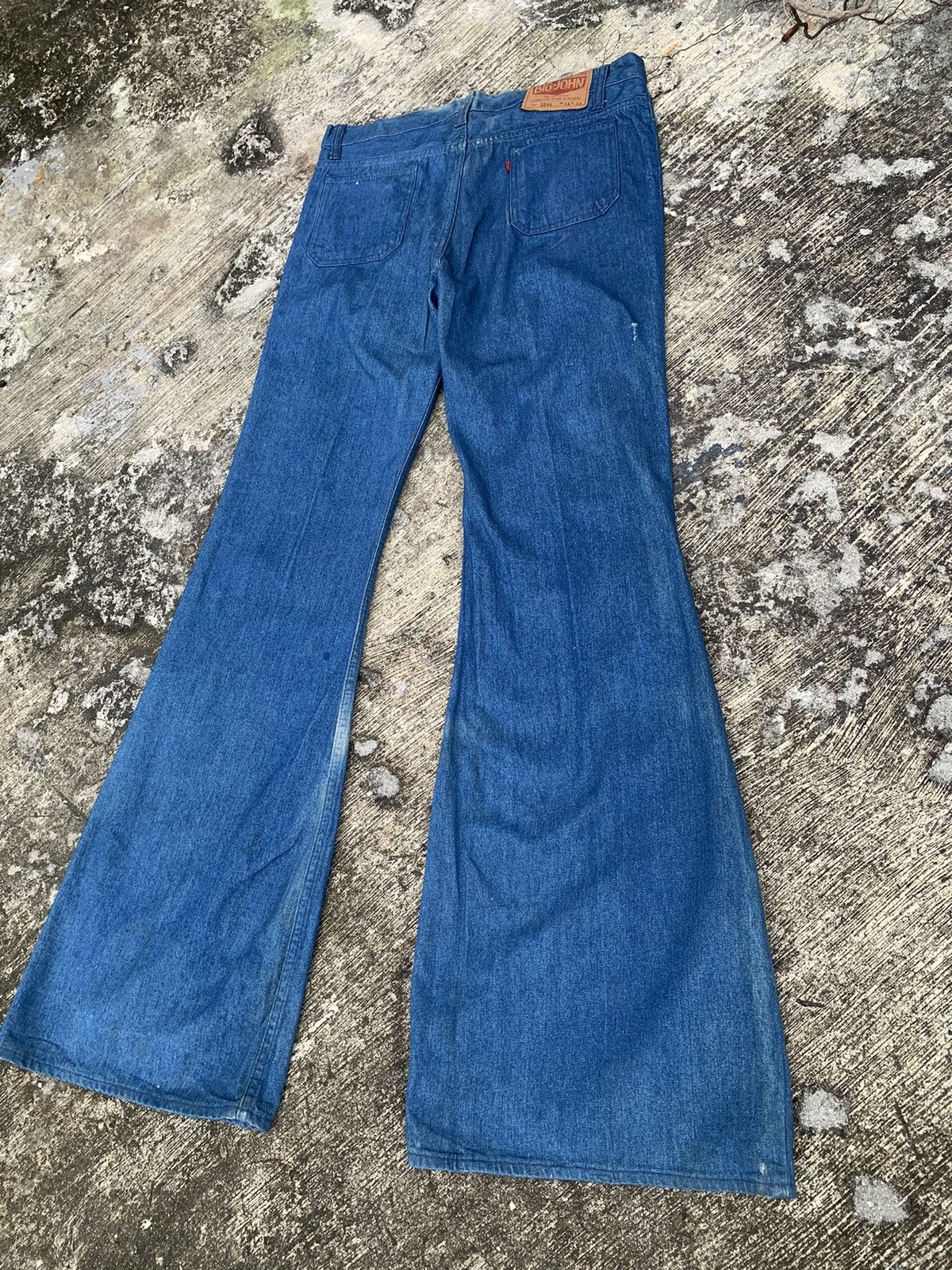 Big John × Hysteric Glamour × Le Grande Bleu (L.G.B.) Sun faded 🔥 flare Big john bush pants bootcut jeans Size US 34 / EU 50 - 13 Thumbnail