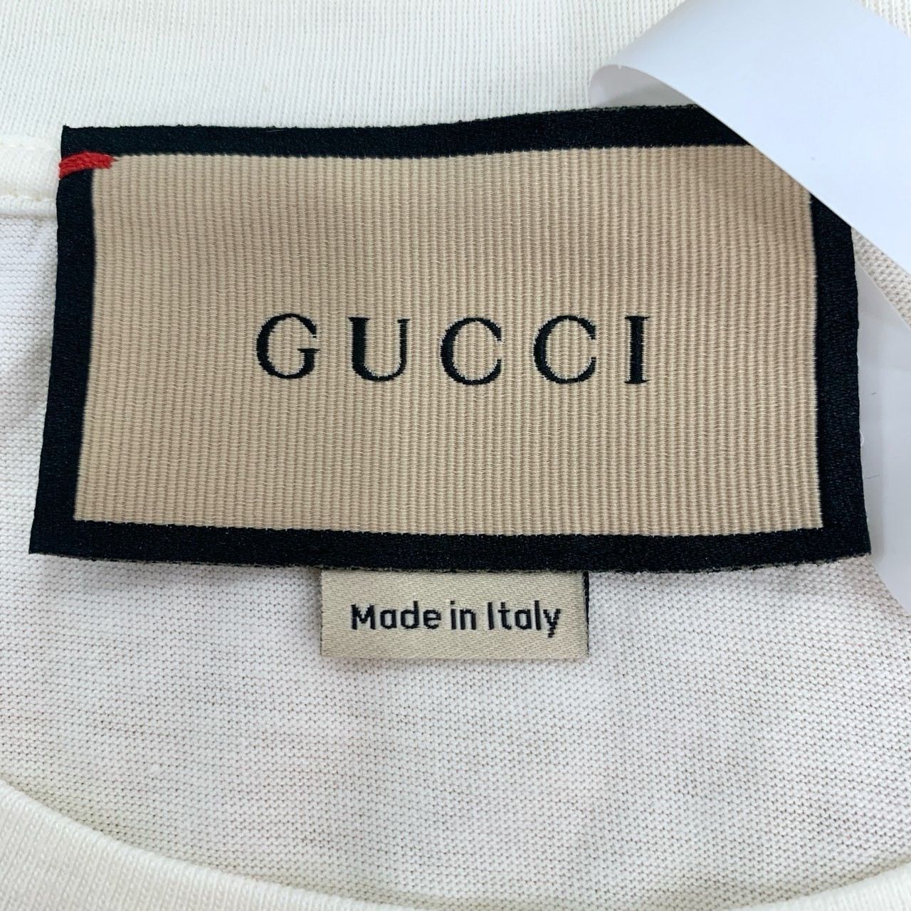 Gucci Gucci Logo & Banana Cat Print Round-Neck Beige Cotton Short- Size XS / US 0-2 / IT 36-38 - 2 Thumbnail