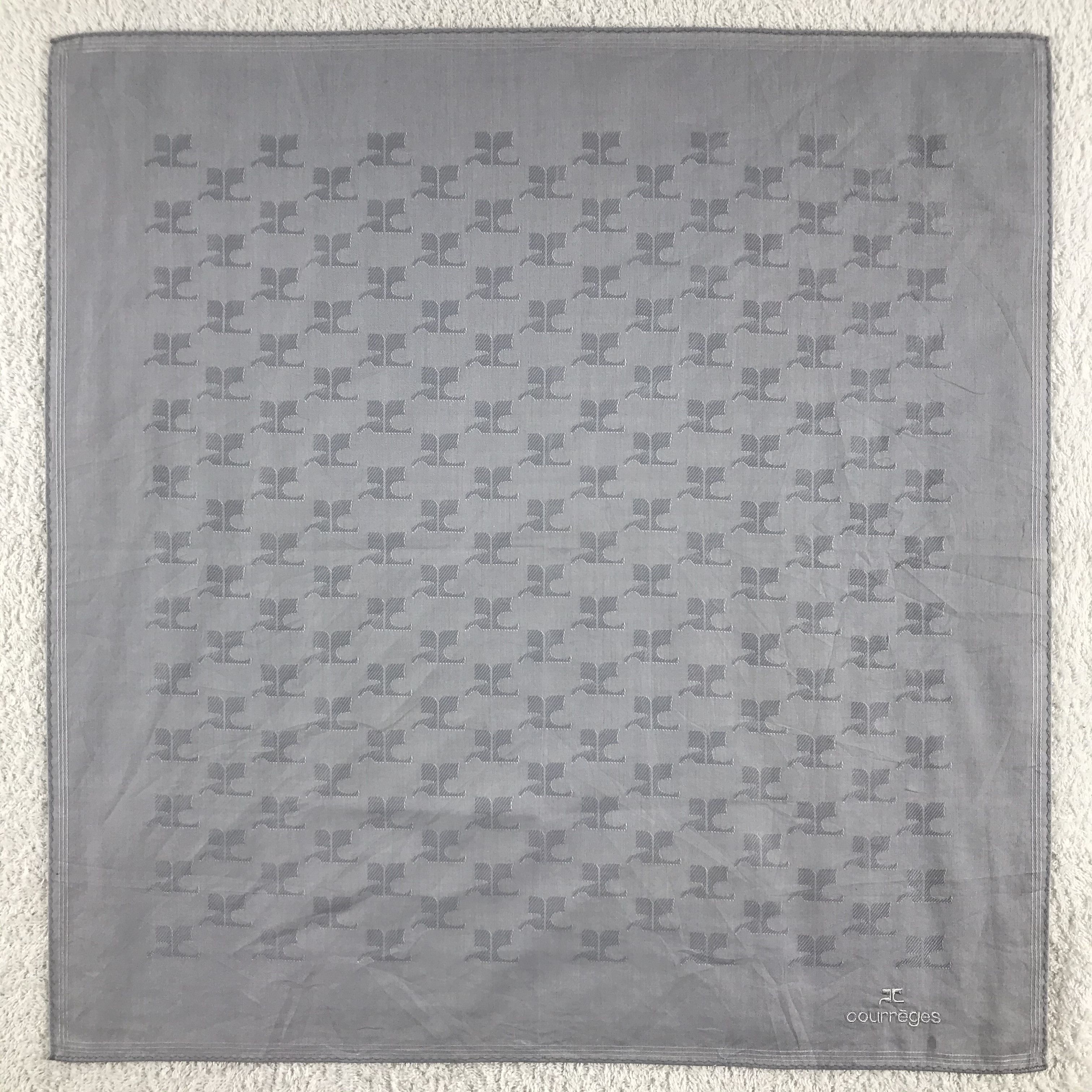 Courreges × Vintage Courreges Bandana / Handkerchief / Neckerchief - S331 Size ONE SIZE - 1 Thumbnail