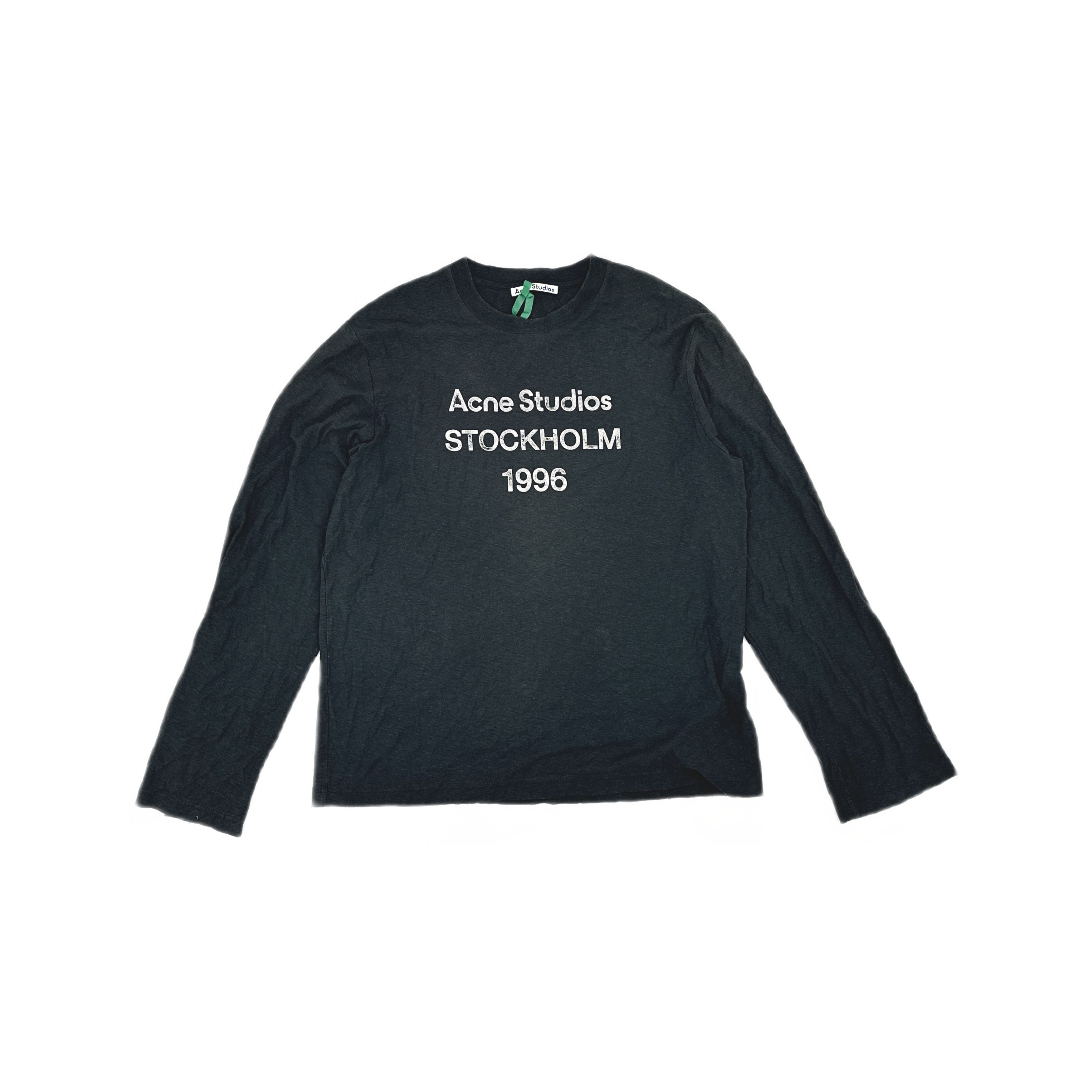 Acne Studios Acne Studios 1996 Logo Long Sleeve T-Shirt Size M Size US M / EU 48-50 / 2 - 1 Thumbnail