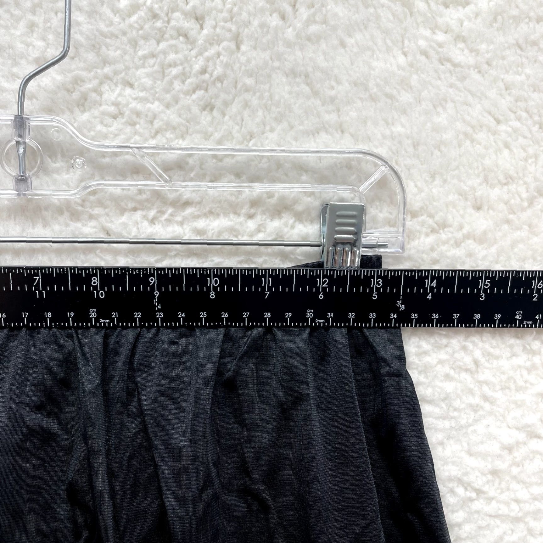 Vintage VINTAGE Vanity Fair Slip Skirt L Black Nylon Slit Victorian Mens? Girls? Size 36" / US 14 / IT 50 - 4 Thumbnail