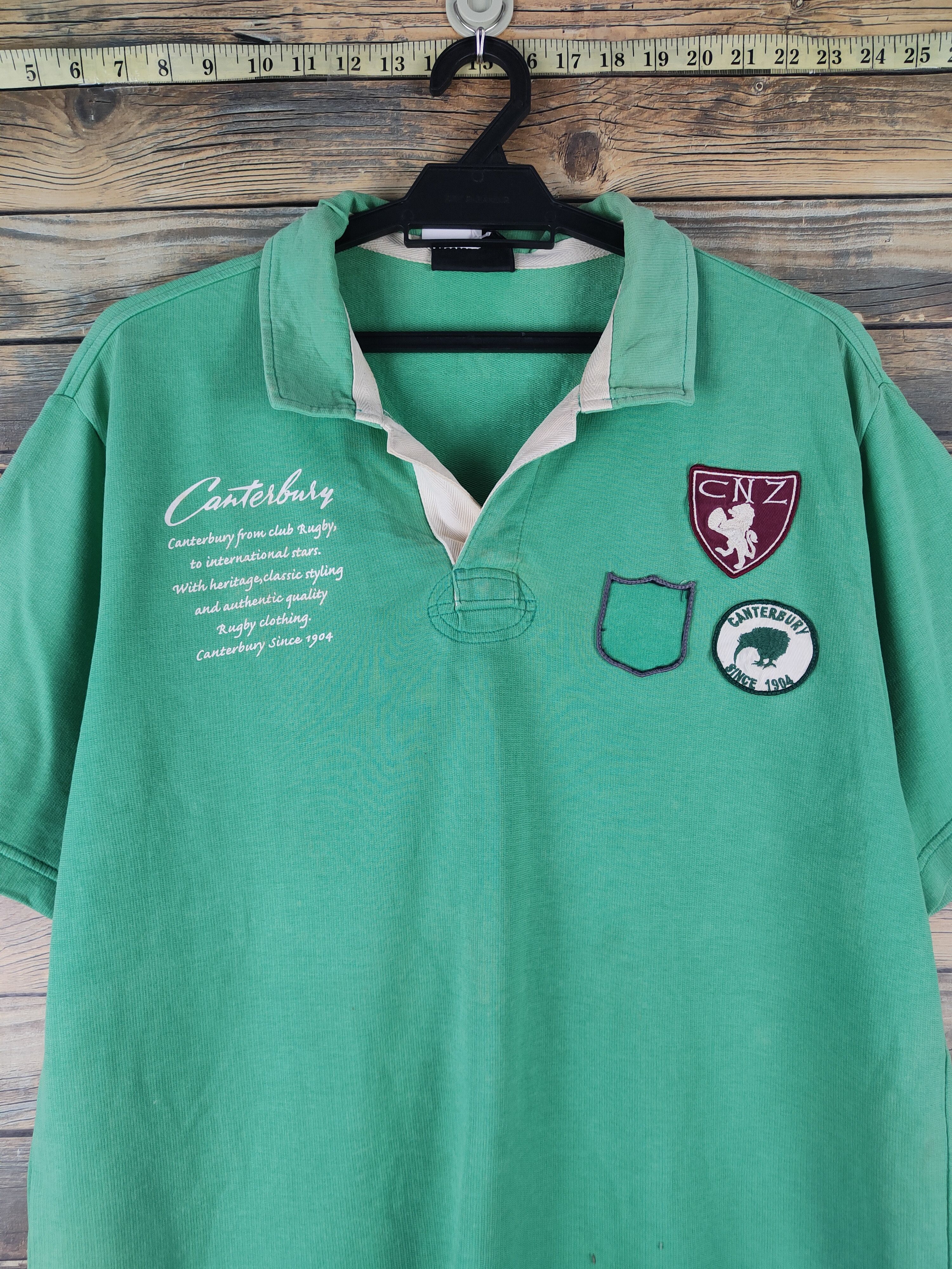 Canterbury of New Zealand DL Canterbury of New Zealand Green Polo Shirts #1628 Size US L / EU 52-54 / 3 - 2 Thumbnail