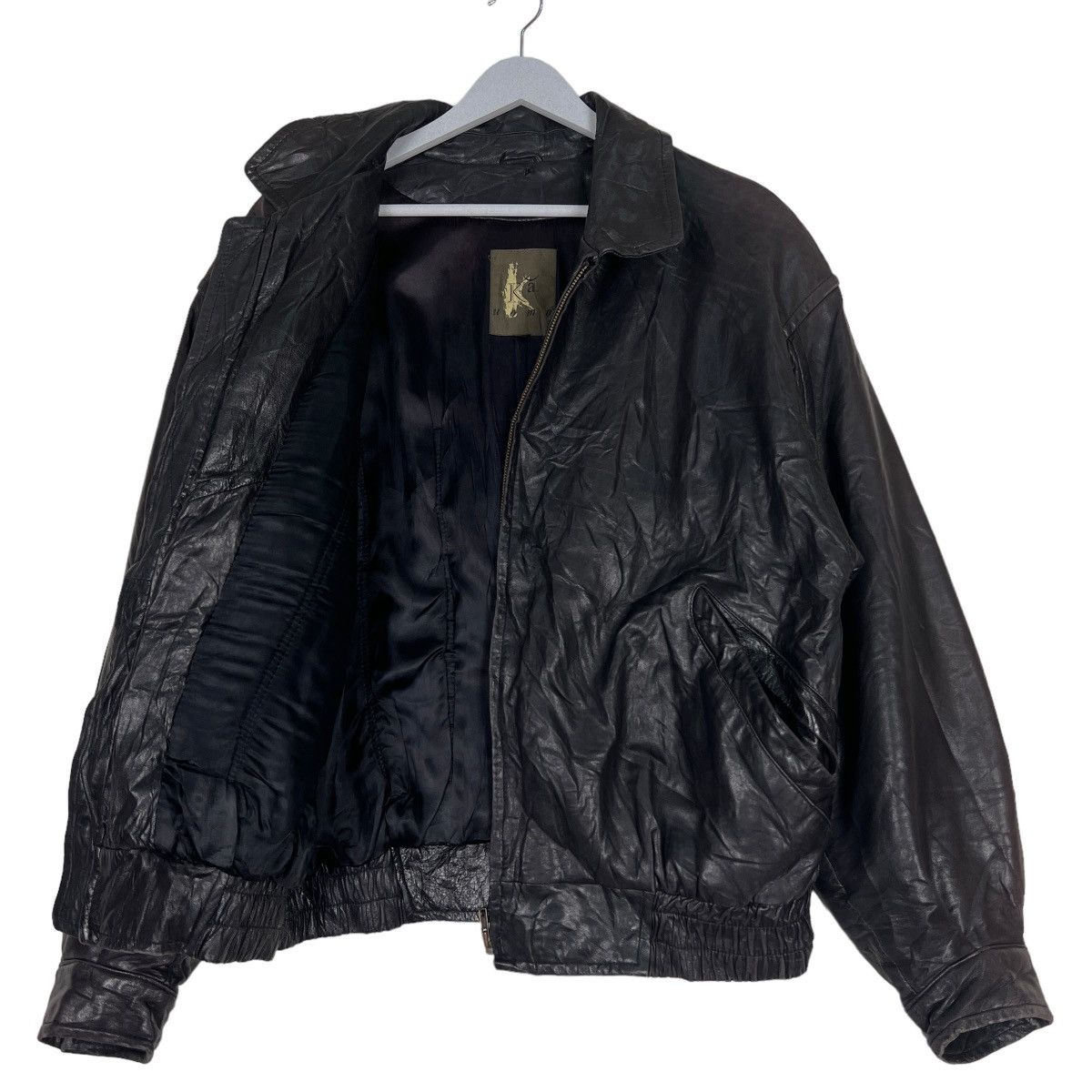 Japanese Brand 🔥 ARCHIVES KA UOMO LEATHER BOMBER JACKET Size US L / EU 52-54 / 3 - 9 Thumbnail