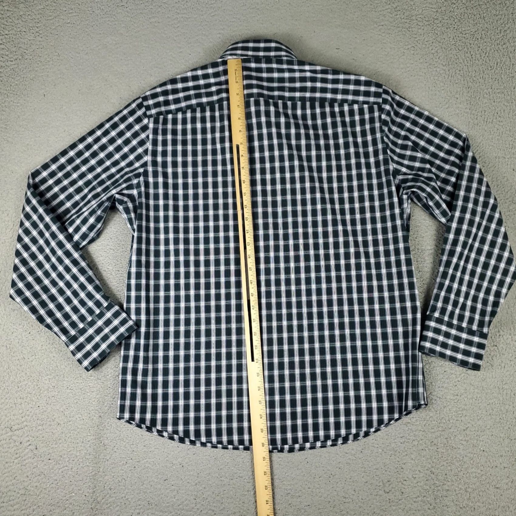 UNTUCKit UNTUCKit Shirt Mens XL Green Plaid Button-Up Long Sleeve Casual Style Size US XL / EU 56 / 4 - 4 Thumbnail