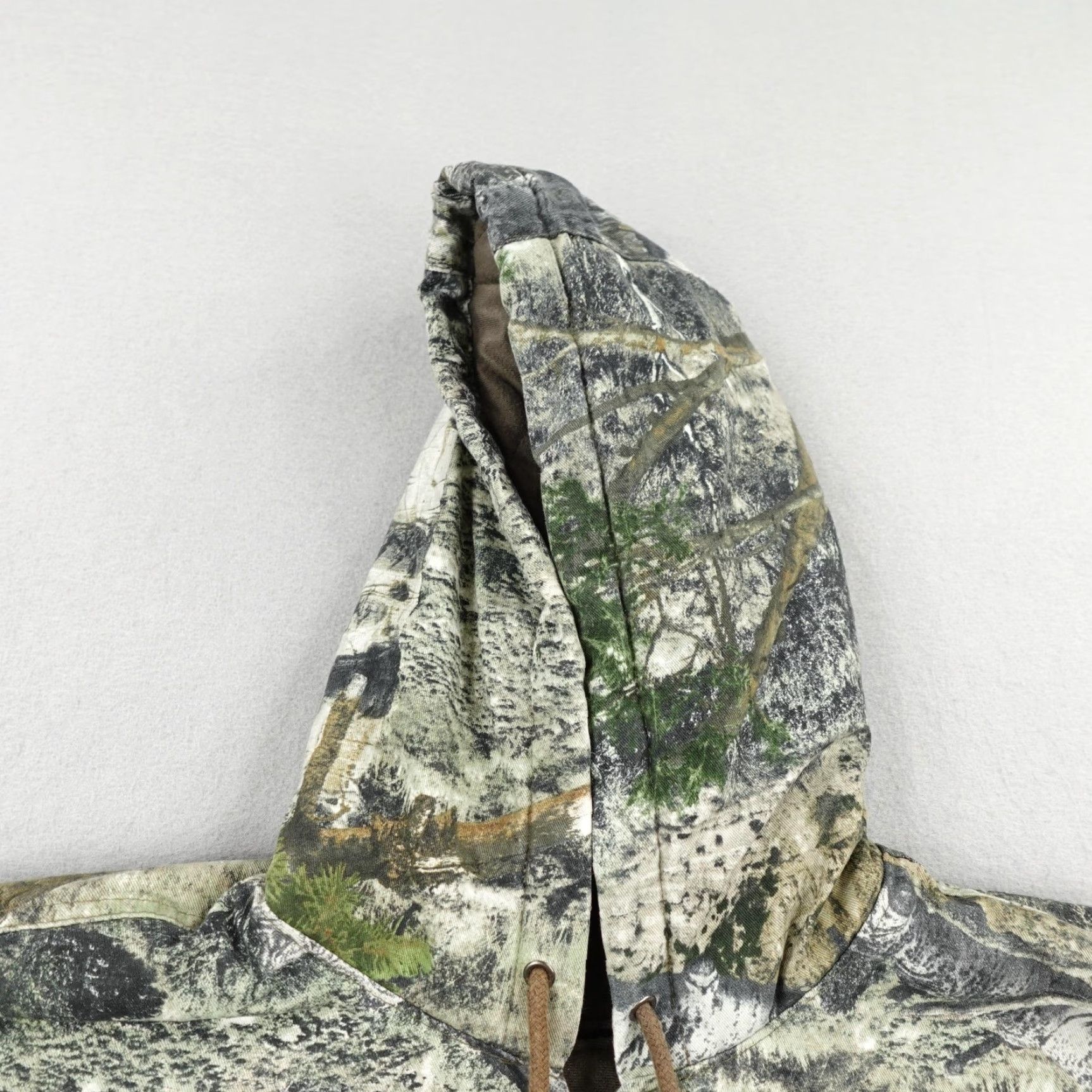 Vintage Mossy Oak Jacket Mens XL Camo Quilt Lined Hunting Insulated Coat Full Zip Up Size US XXL / EU 58 / 5 - 2 Thumbnail