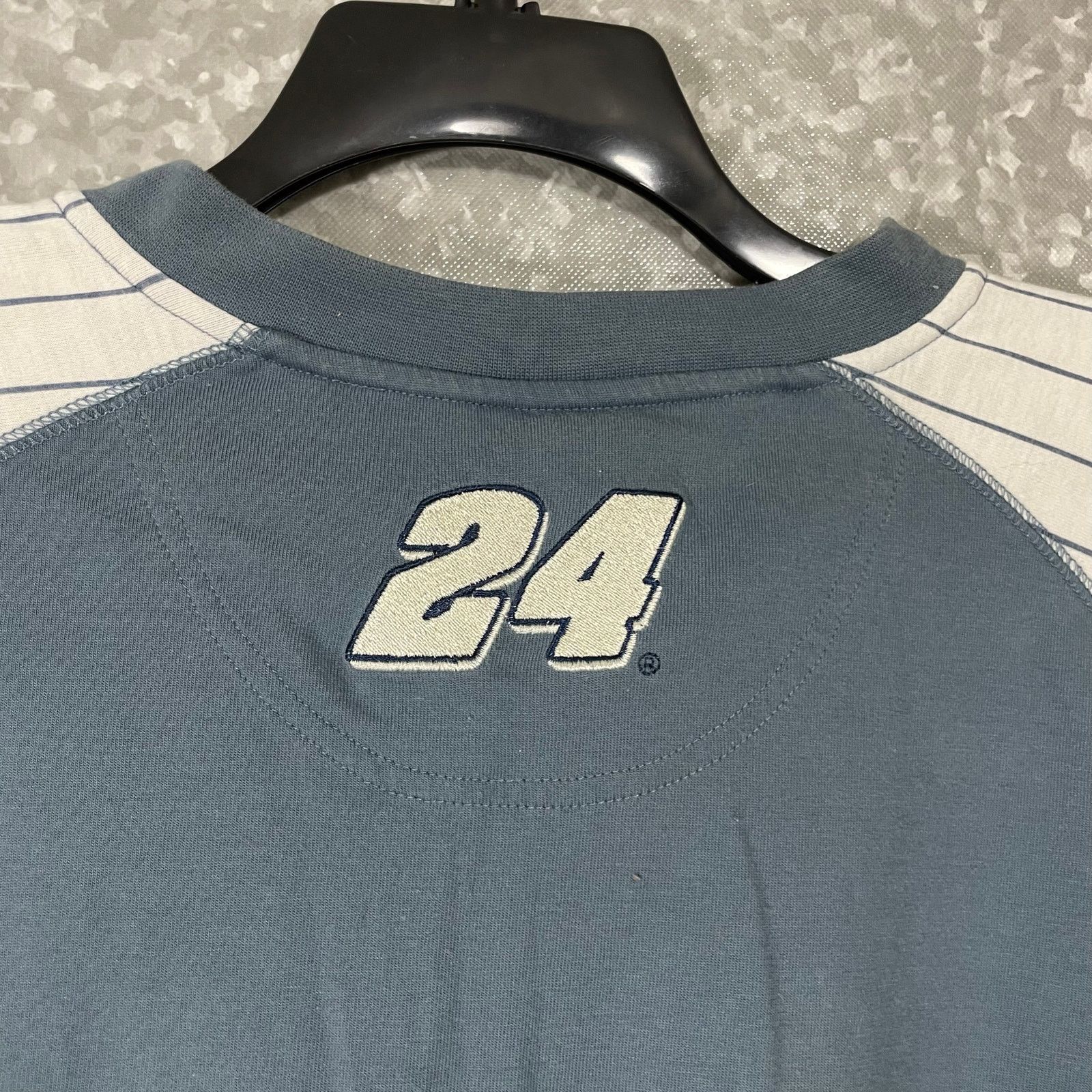 Vintage Vintage Jeff Gordan 24 Blue Baseball Jersey Shirt - Size XXL Size US XXL / EU 58 / 5 - 9 Thumbnail