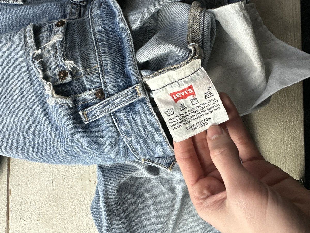 Levi's 🚨Vintage 90s Levis Jeans 00505 Rare Light Wash Denim 505 Size US 30 / EU 46 - 6 Thumbnail
