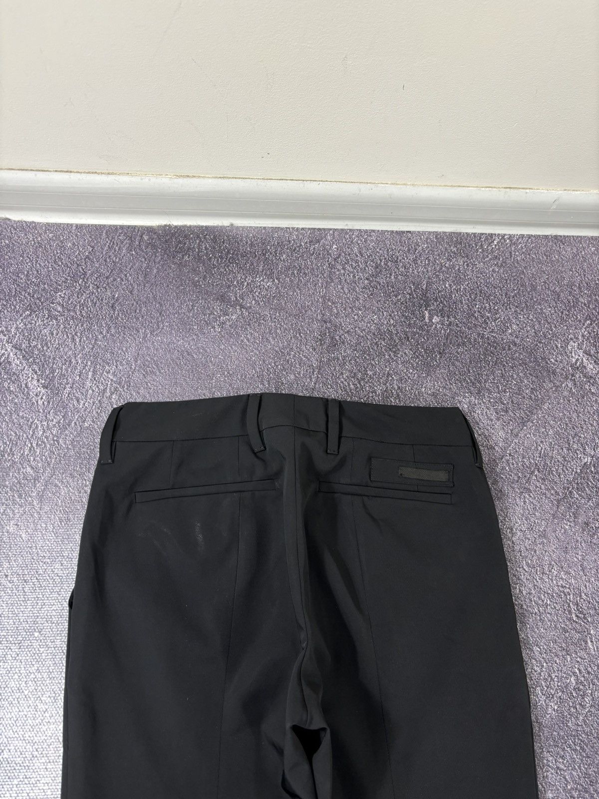 Prada Prada Women’s Black Tab Tailored Luxury Wool Blend Pants Size 28" / US 6 / IT 42 - 15 Thumbnail