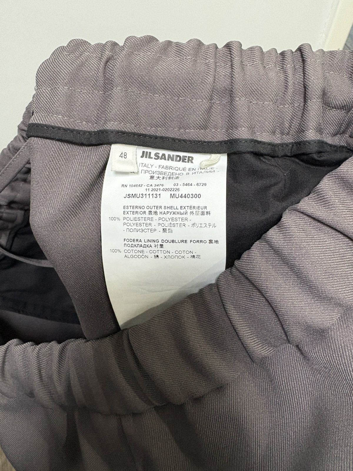 Jil Sander Jil Sander Elasticated Relaxed Trousers SS22 Size US 32 / EU 48 - 3 Thumbnail