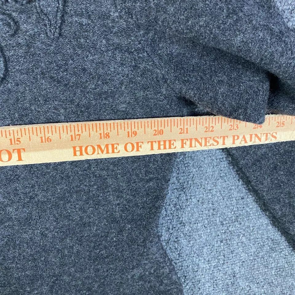 Other I.E. Sweater Women's XL 100% Wool Full Zip Gray Knit Size XL / US 12-14 / IT 48-50 - 5 Thumbnail