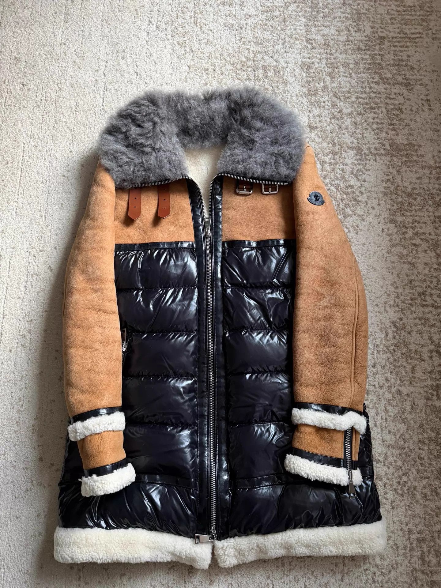 Moncler Moncler Fur-Lined Puffer Jacket Size 1 Size US S / EU 44-46 / 1 - 1 Thumbnail