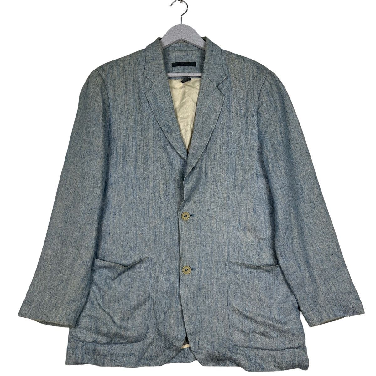 John Varvatos 🔥 JOHN VARVATOS LINEN BLAZER JACKET MADE IN ITALY Size US M / EU 48-50 / 2 - 1 Thumbnail