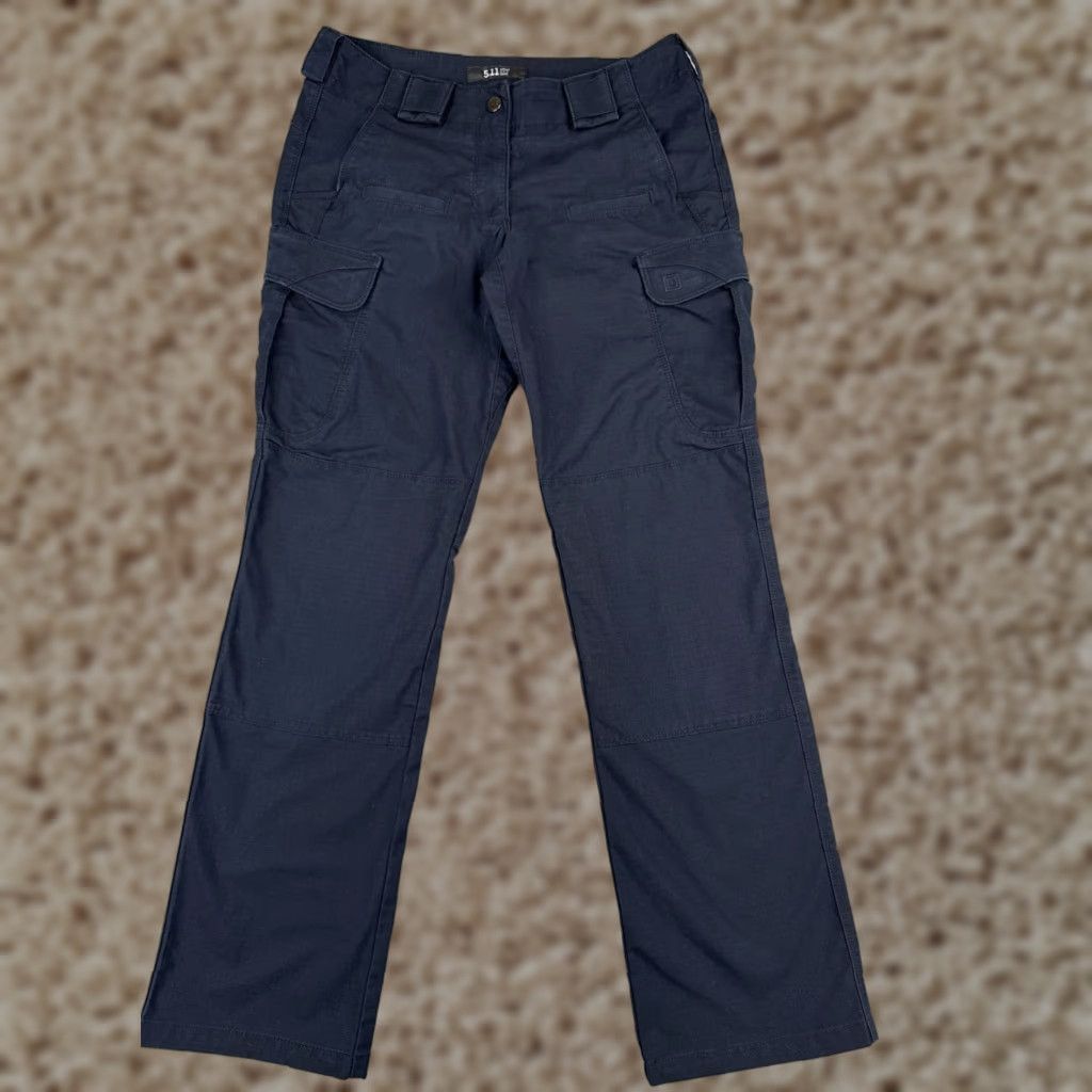 Vintage 5.11 Tactical Pants Women 6 Blue Rip-Stop Cargo Straight Leg EMT LEO 30x30 - Casual Workwear Size 28" / US 6 / IT 42 - 1 Thumbnail