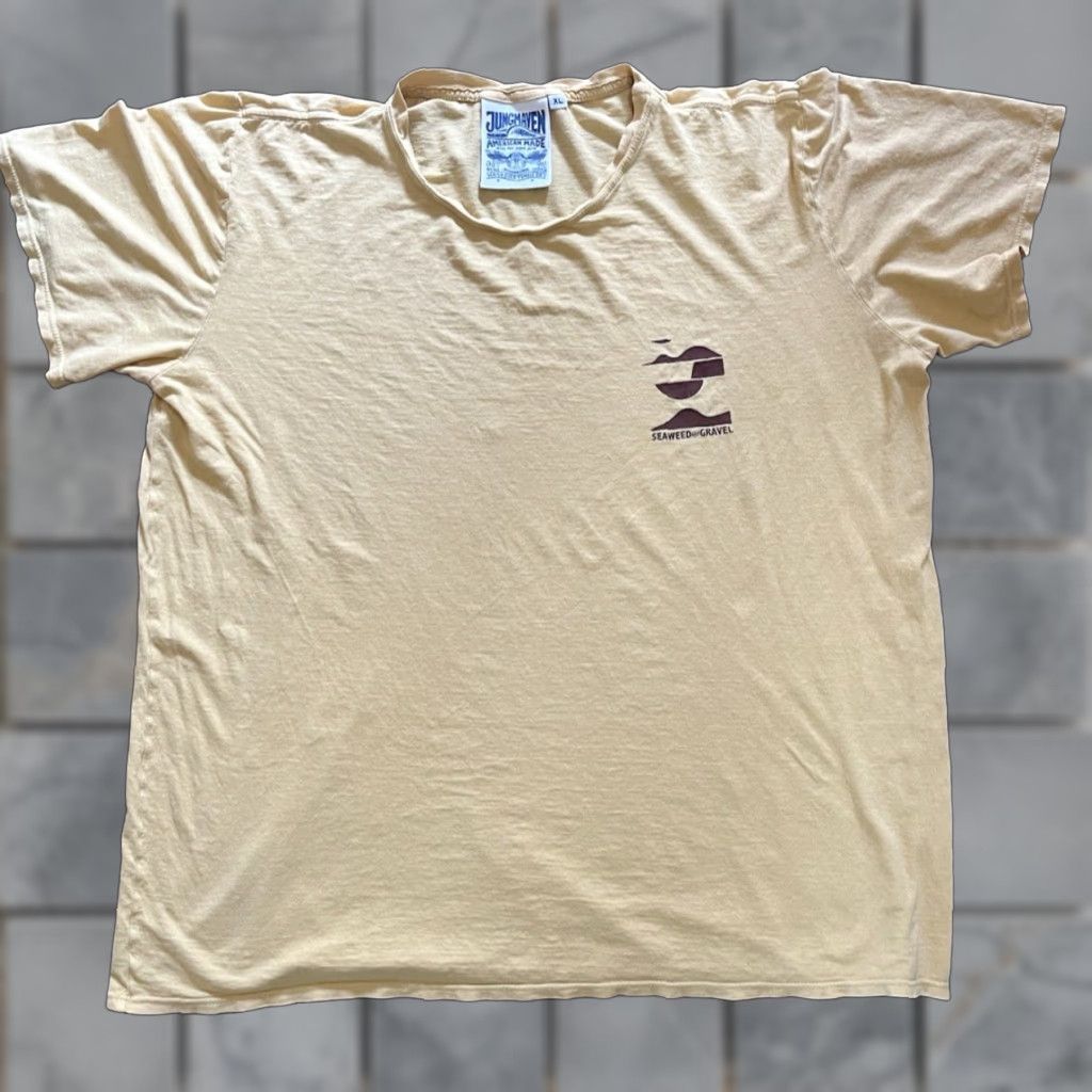 Jungmaven Jungmaven T-Shirt Yellow Seaweed and Gravel XL Womens Hippie Boho USA City Shirt Size XL / US 12-14 / IT 48-50 - 1 Thumbnail