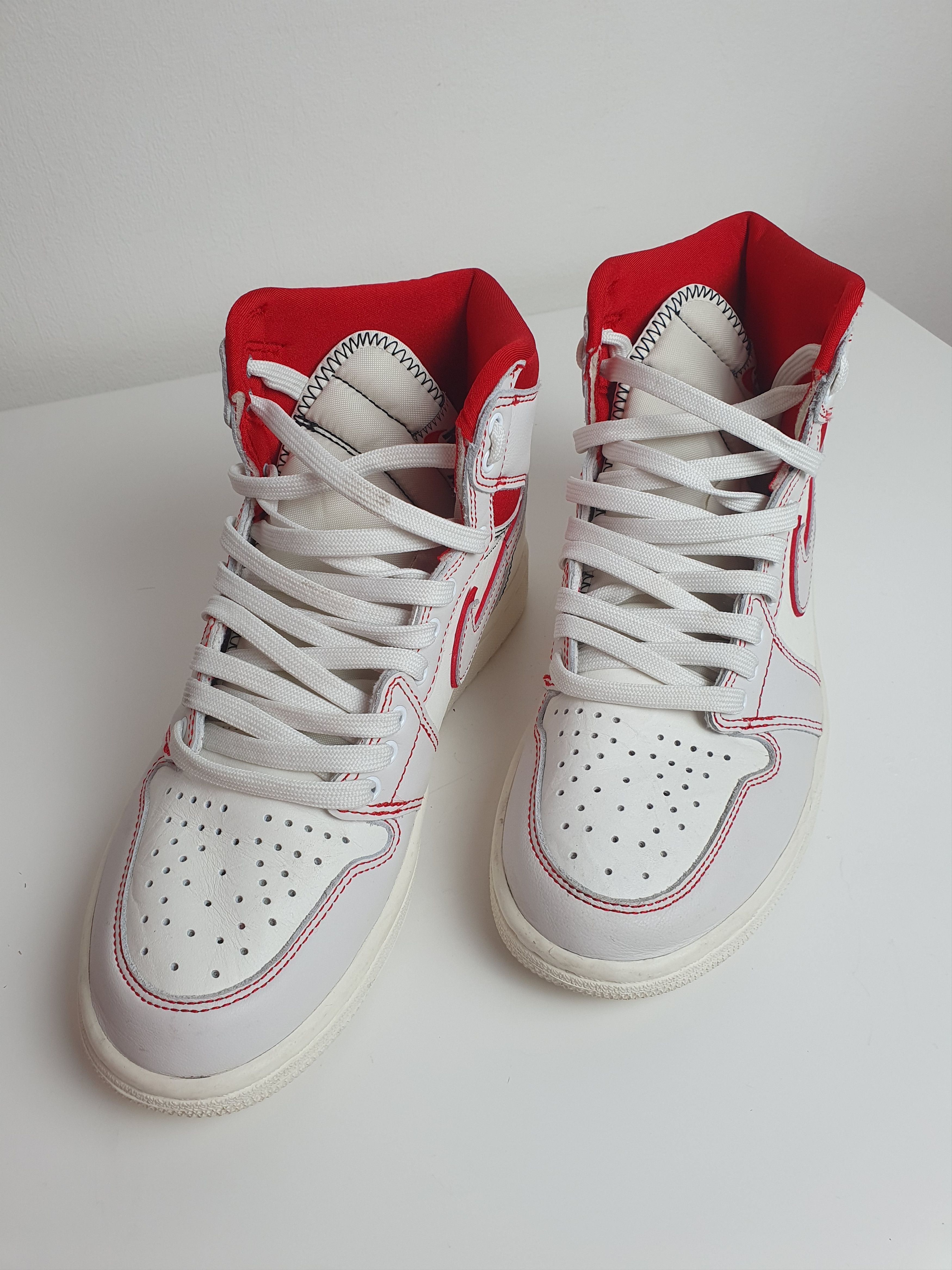 Jordan Brand × Nike Vintage Men's shoes Nike Air Jordan HIGH PHANTOM GYM RED Size US 7 / EU 40 - 9 Thumbnail