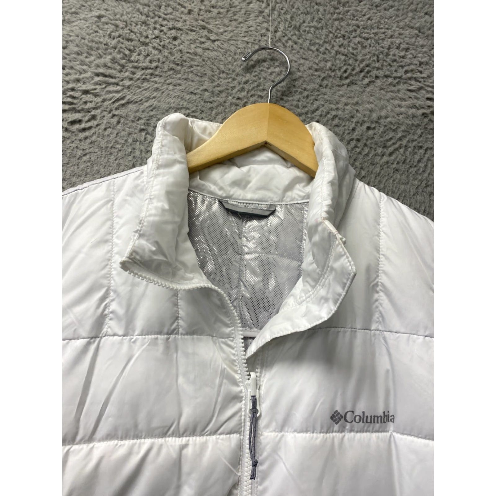 Vintage Columbia Jacket Women’s XL WHITE Puffer Down Insulated Zip Outdoors /0064 Size XL / US 12-14 / IT 48-50 - 6 Thumbnail