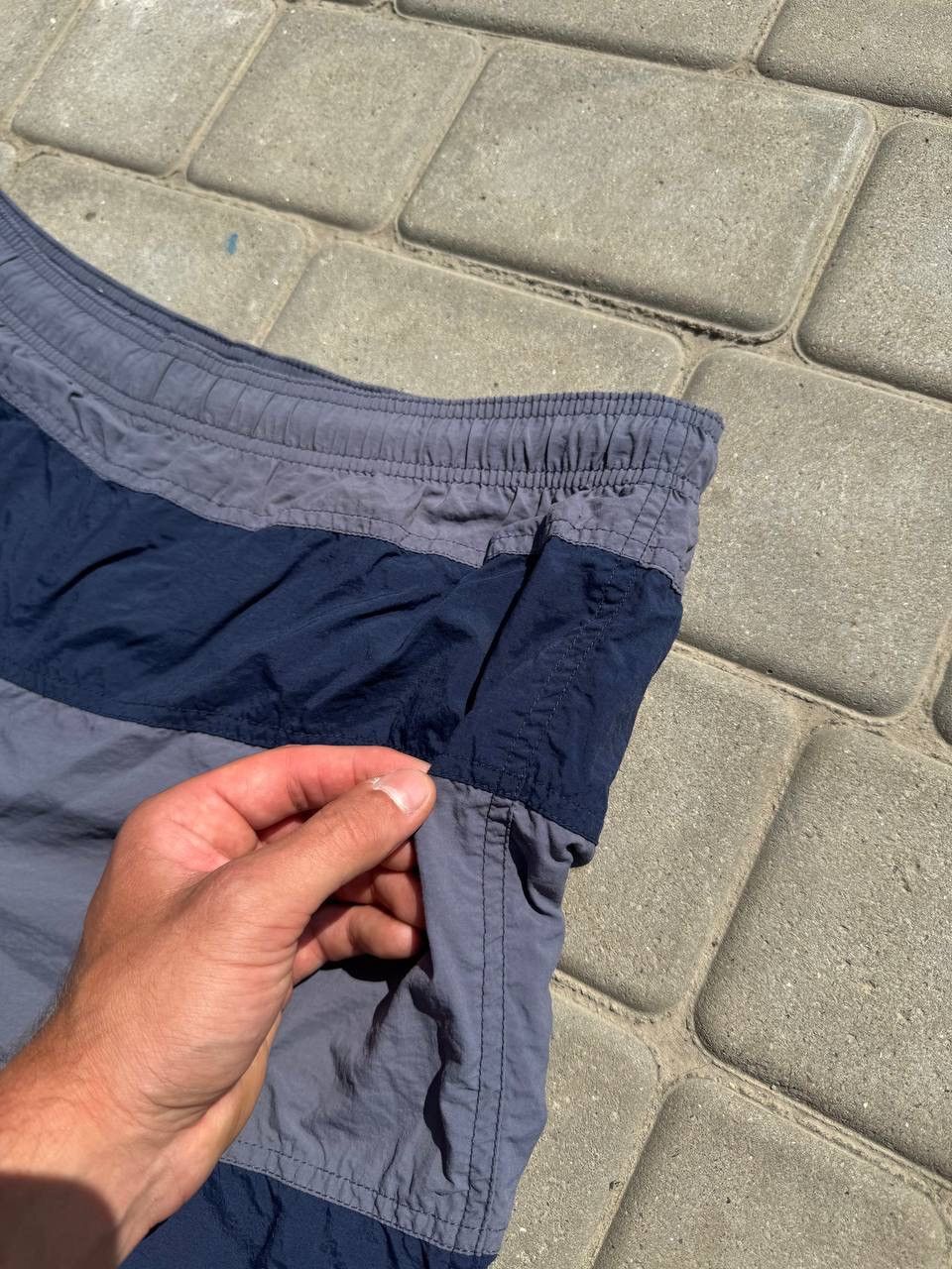Nike 90s 00s Vintage Shorts Neylon Y2K Size US 33 - 3 Thumbnail