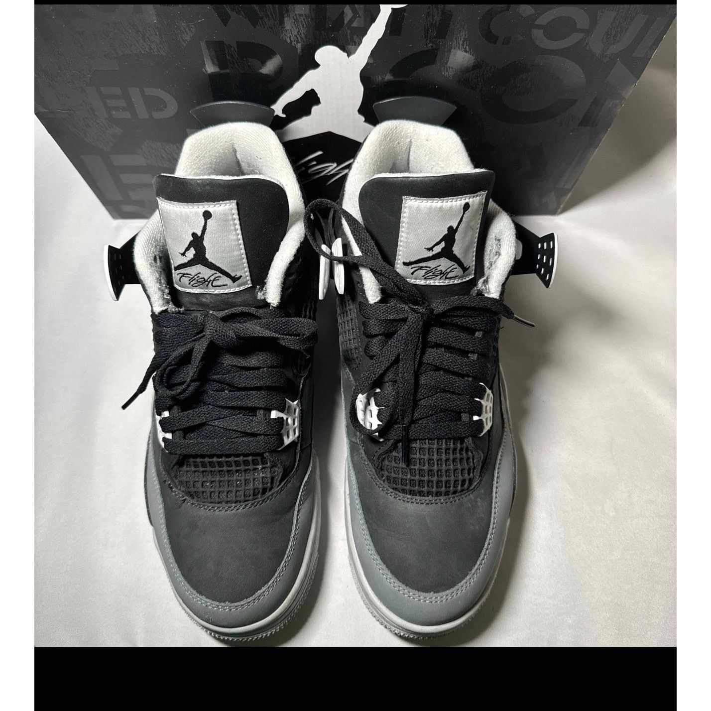 Jordan Brand × Nike Size 10 - Nike Air Jordan 4 Retro Fear 2024 Men's Shoes Size US 10 / EU 43 - 4 Thumbnail