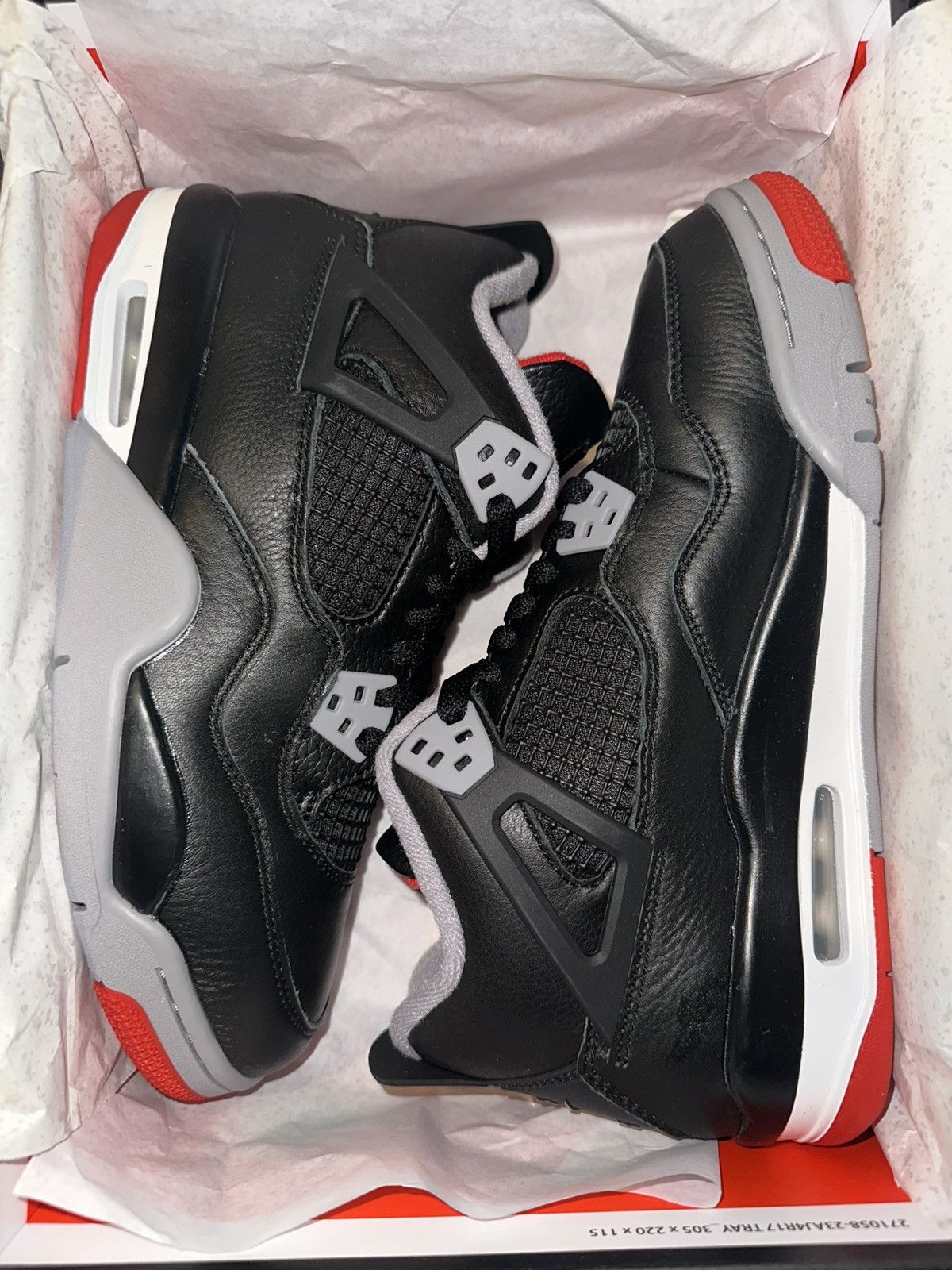 Jordan Brand AIR JORDAN gs 4s BRED SZ 7y Size US 7 / EU 40 - 6 Thumbnail