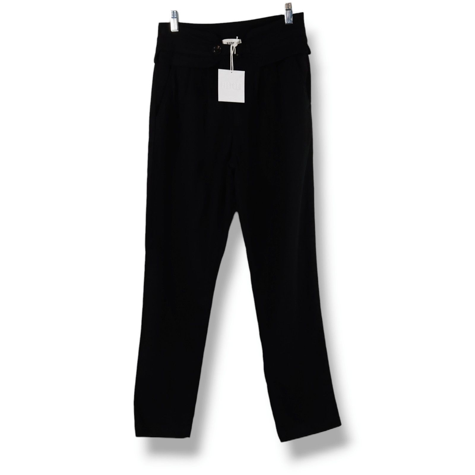 Pistola NWT Pistola Kori Pleated Trouser Pants Sz. 27x29 Black Size 27" / US 4 / IT 40 - 2 Thumbnail
