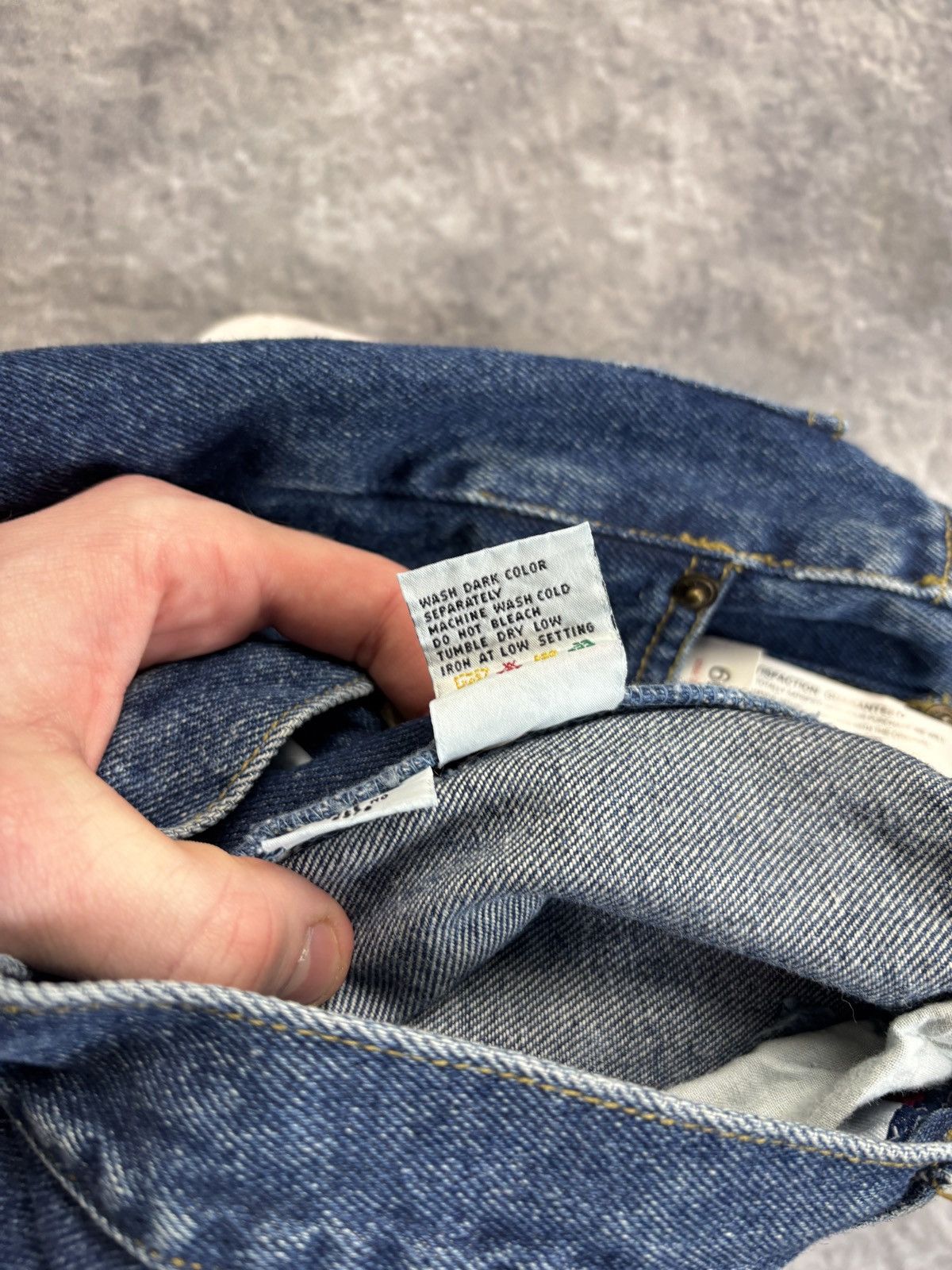 Joe Boxer × Vintage NOS 1990s Denim Jeans 90s Vintage Boxer America Oldstock Size US 34 / EU 50 - 6 Thumbnail