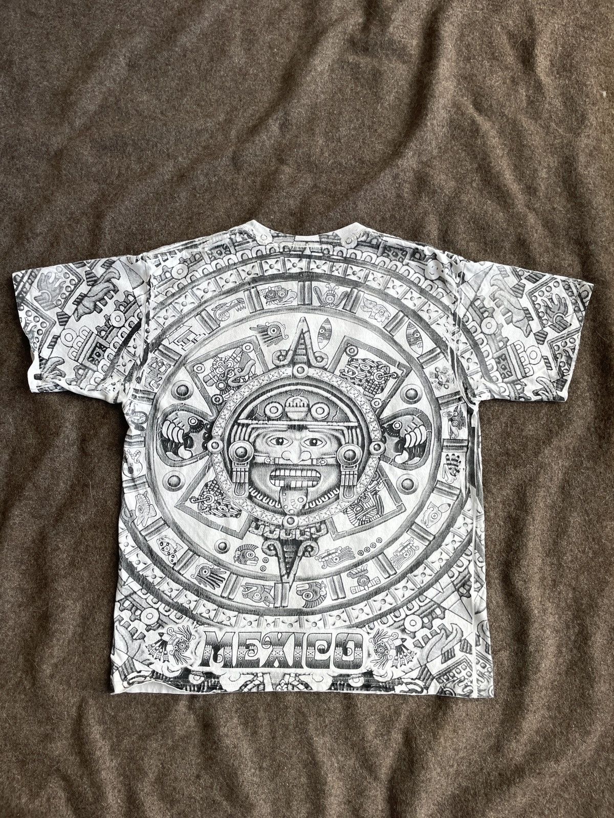 Other Mexico Native Aztec Full Printed T-Shirt Size US M / EU 48-50 / 2 - 6 Thumbnail