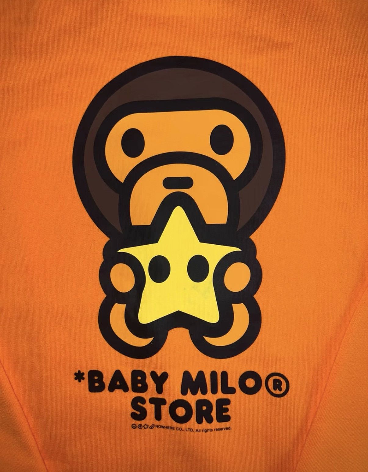 Bape BAPE OG Nigo Era, Vibrant Orange Sweatshirt Size US S / EU 44-46 / 1 - 2 Thumbnail