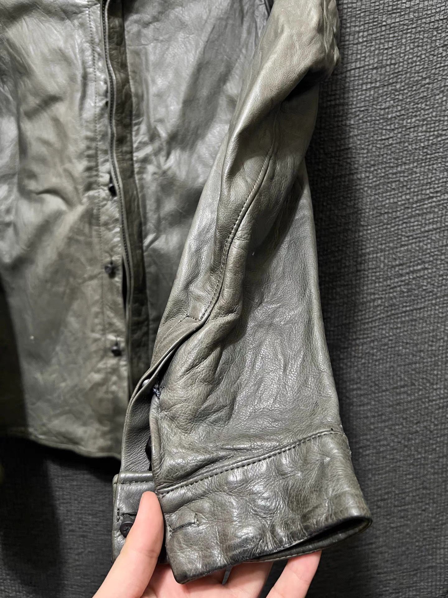 Devoa Devoa early ergonomic artisan leather jacket Size US S / EU 44-46 / 1 - 3 Thumbnail