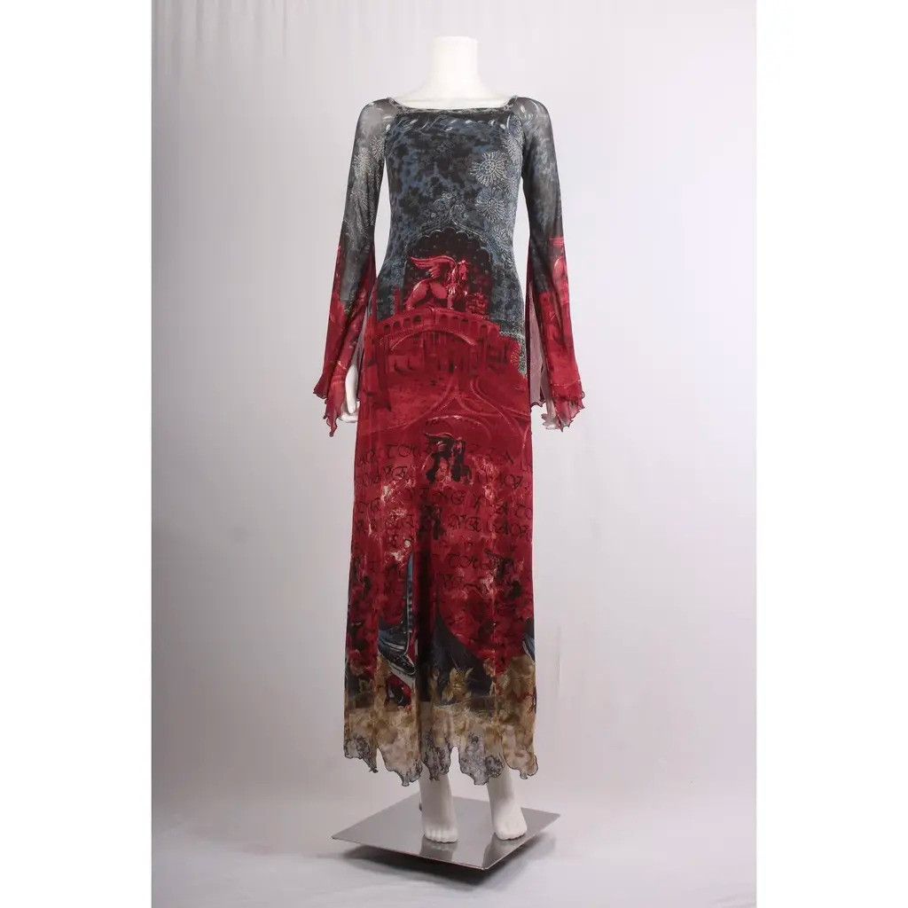 Vintage Robe longue “Venise” Save the Queen, modèle vintage rare Size M / US 6-8 / IT 42-44 - 1 Thumbnail