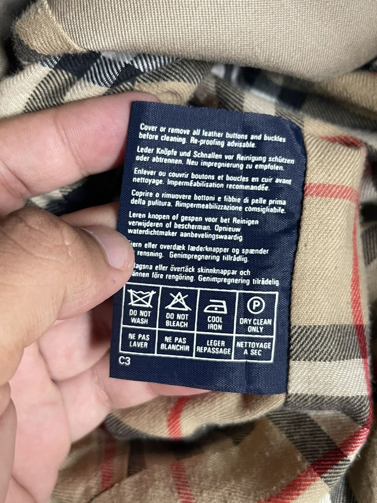 Burberry Vintage Burberrys Nova Check Lining Trench Coat Size US M / EU 48-50 / 2 - 7 Thumbnail