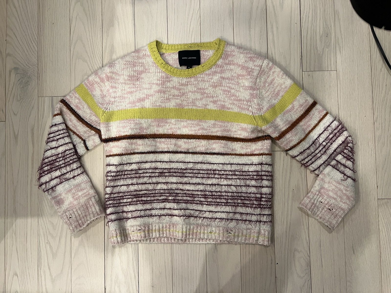 image of Marc Jacobs Knit Sweater in Pink, Men's (Size Medium)