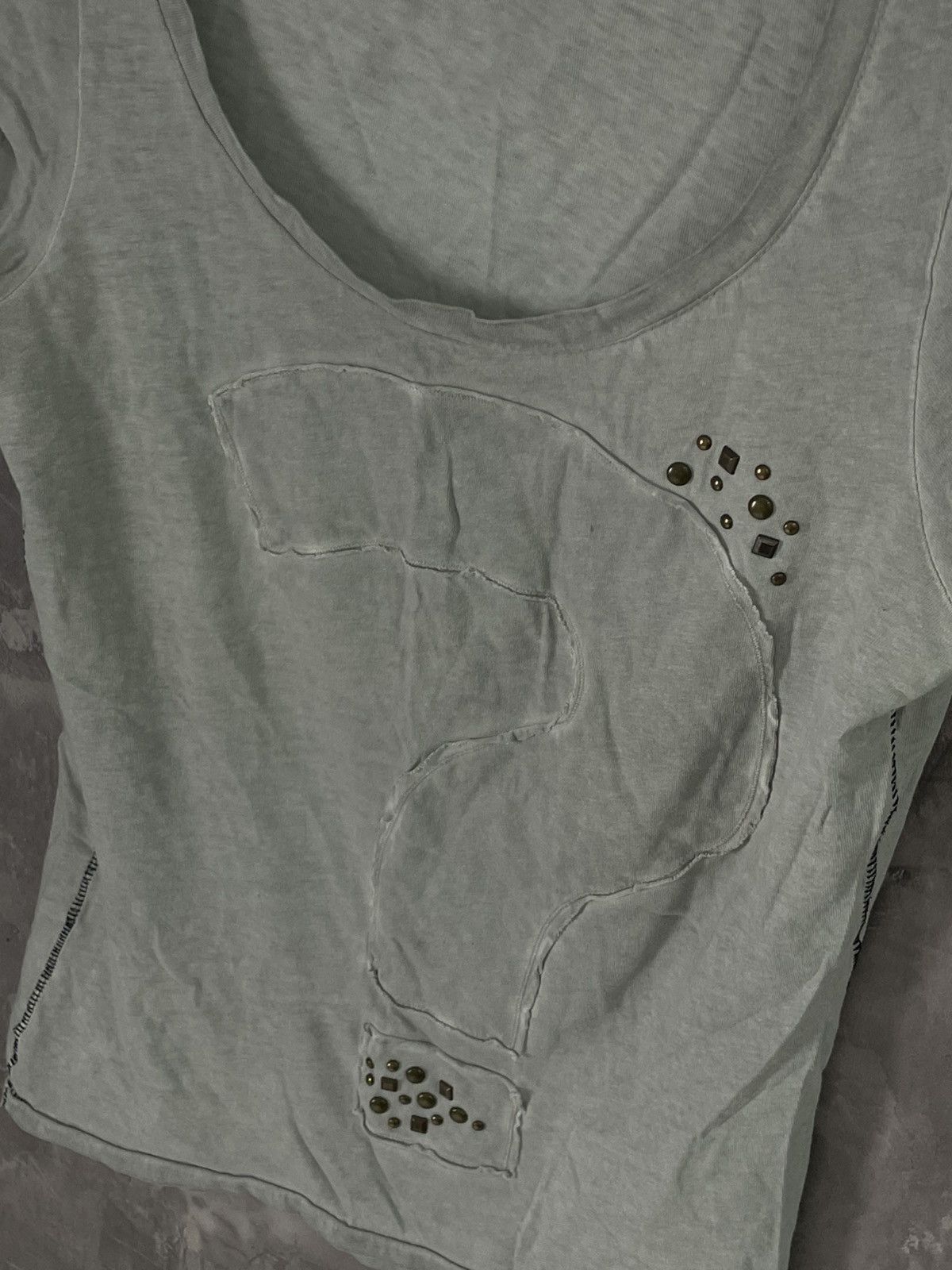Hysteric Glamour × Le Grande Bleu (L.G.B.) Y2K Avant Garde Grunge Style Punk Tank Top T shirt Size M / US 6-8 / IT 42-44 - 6 Thumbnail