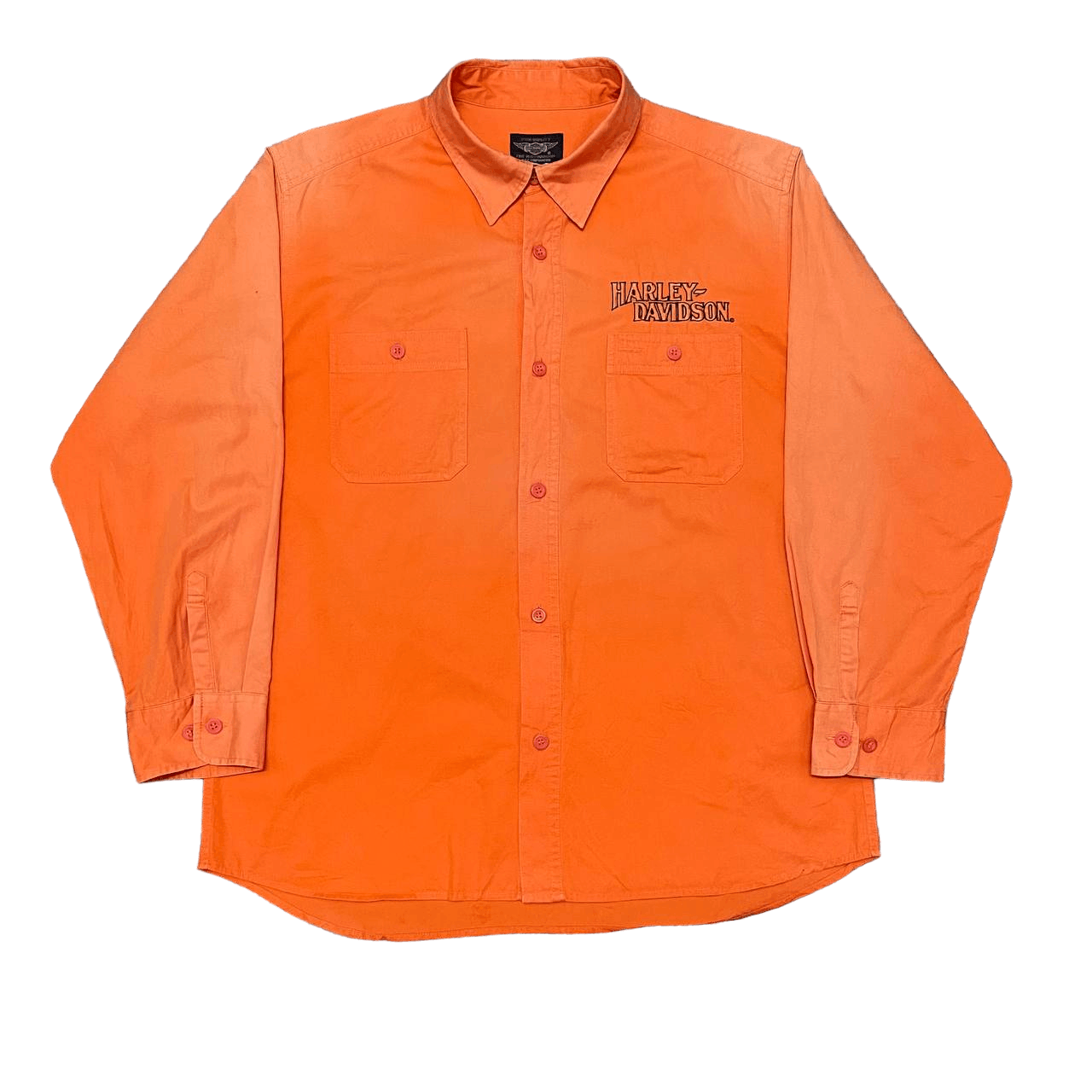 Harley Davidson Vintage Harley Davidson Motorcycle Embroidery Button Up Size US M / EU 48-50 / 2 - 3 Thumbnail