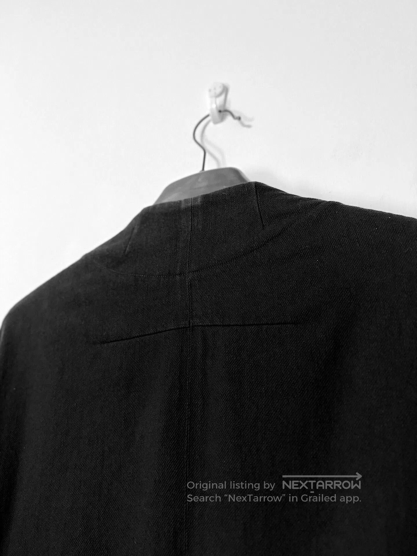 Japanese Brand Asymmetrical Dark Avant-Garde Jacket. Size US L / EU 52-54 / 3 - 4 Thumbnail