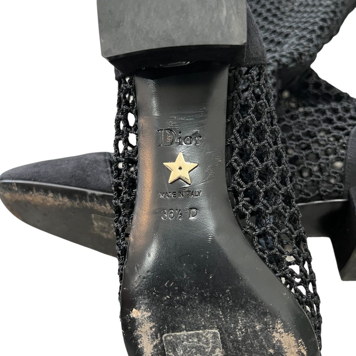 Dior Christian Dior Naughtily-D Suede Mesh Statement Boots Size US 6.5 / IT 36.5 - 7 Thumbnail