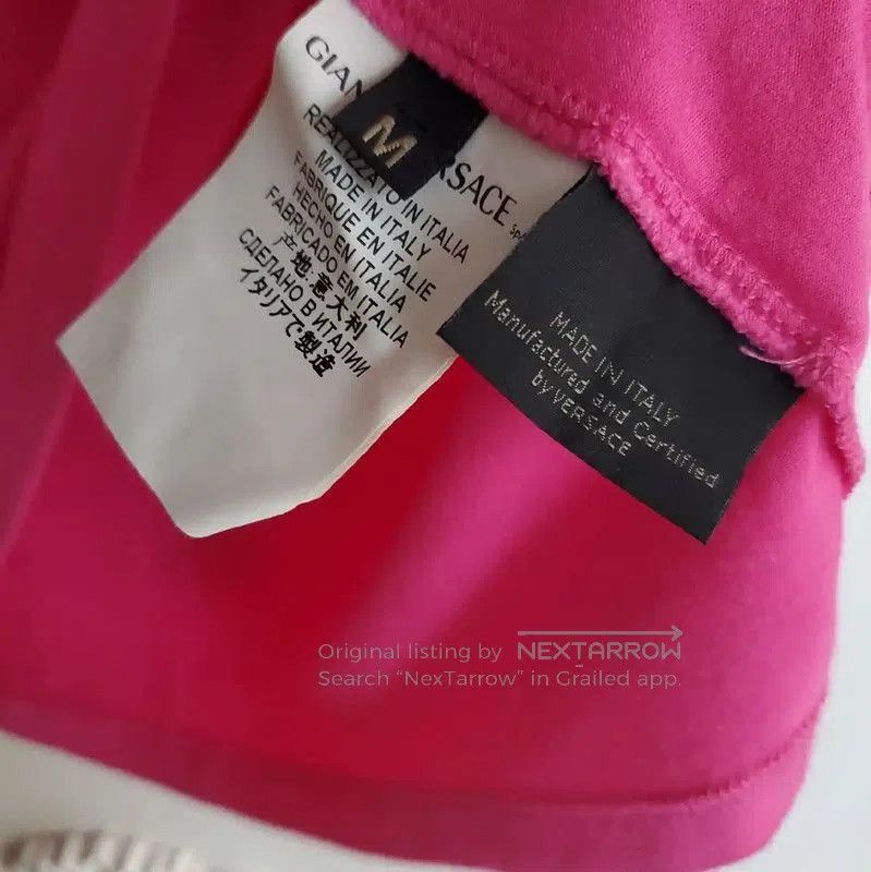 Versace Versace Pink Medusa Short Sleeve Tee . Size M / US 6-8 / IT 42-44 - 3 Thumbnail