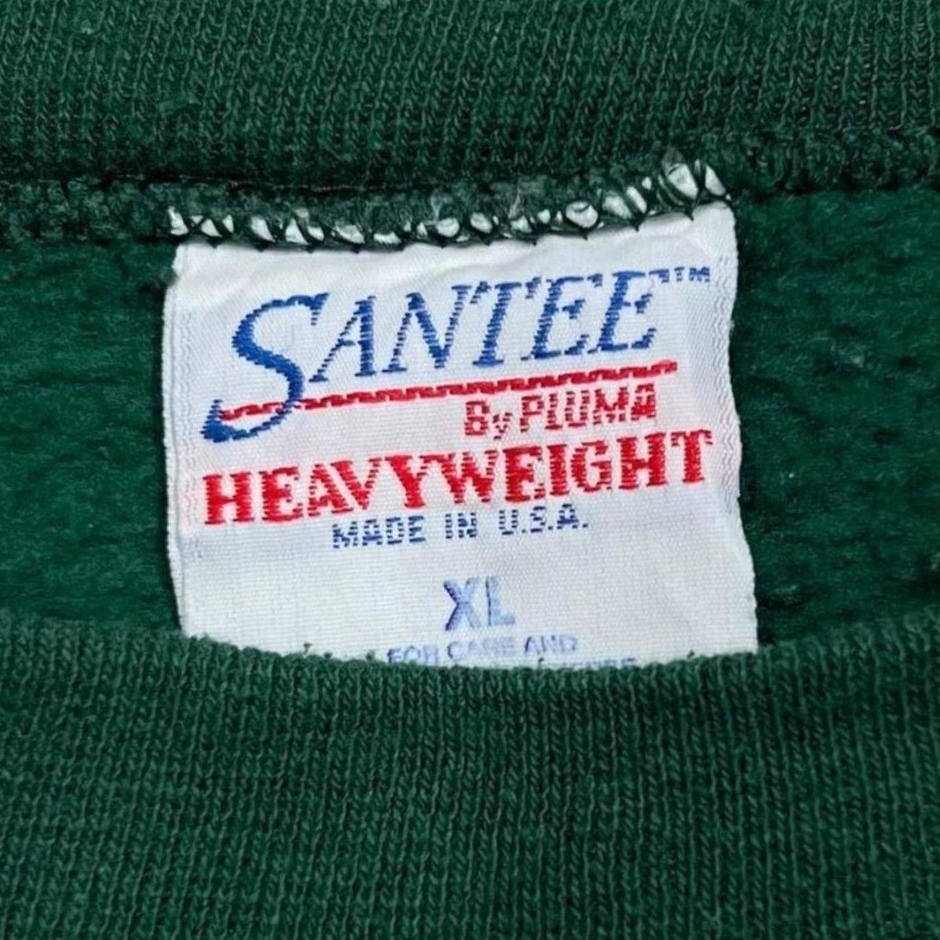 Sears VINTAGE Santee The Merry Side Of Sears Holiday Souvenir Graphic Sweatshirt XL Green Men Sweatshirt Holiday 90s Mens XL Size US XL / EU 56 / 4 - 2 Thumbnail