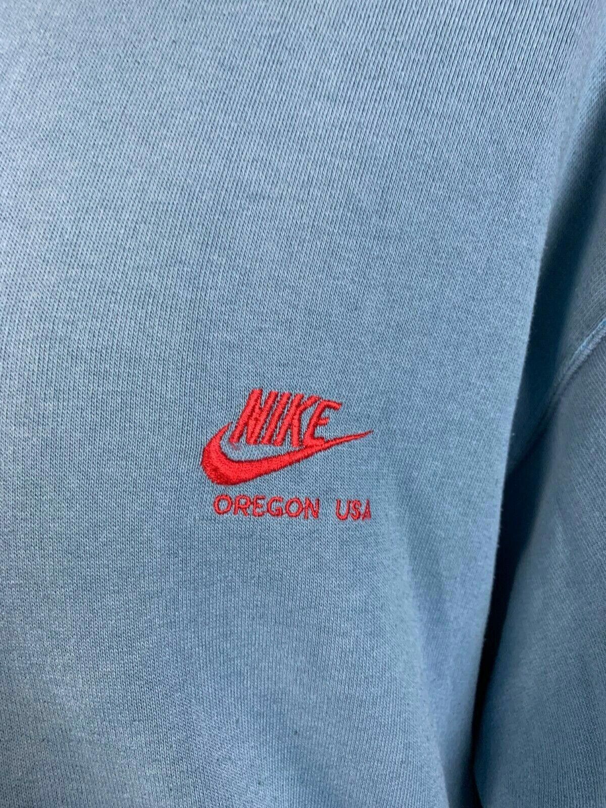 Nike Nike Oregon USA Crew Neck Logo Blue Sweatshirt Size L Size US L / EU 52-54 / 3 - 4 Thumbnail
