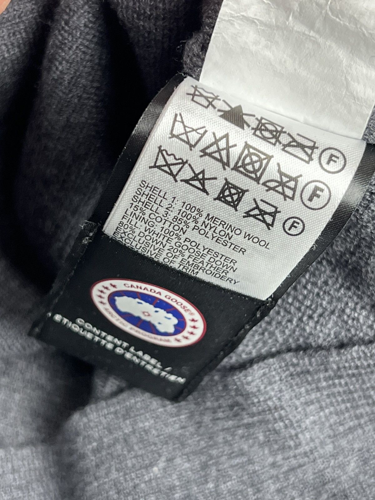 Canada Goose Canada Goose Hybridge Grey Knit Anorak Size M Size US M / EU 48-50 / 2 - 9 Thumbnail