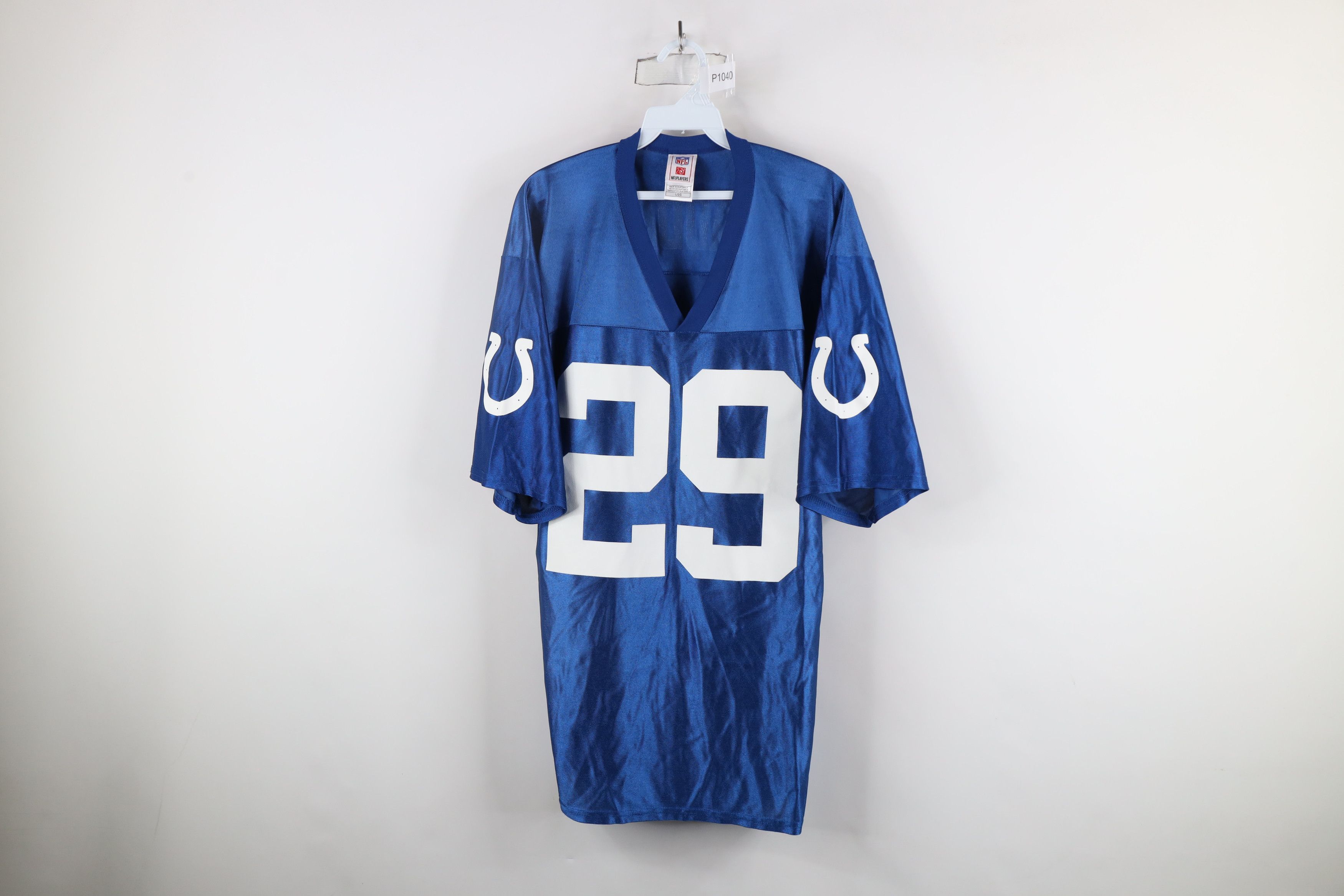 Vintage Vintage NFL Indianapolis Colts Football Jersey Blue #29 Size US L / EU 52-54 / 3 - 1 Thumbnail
